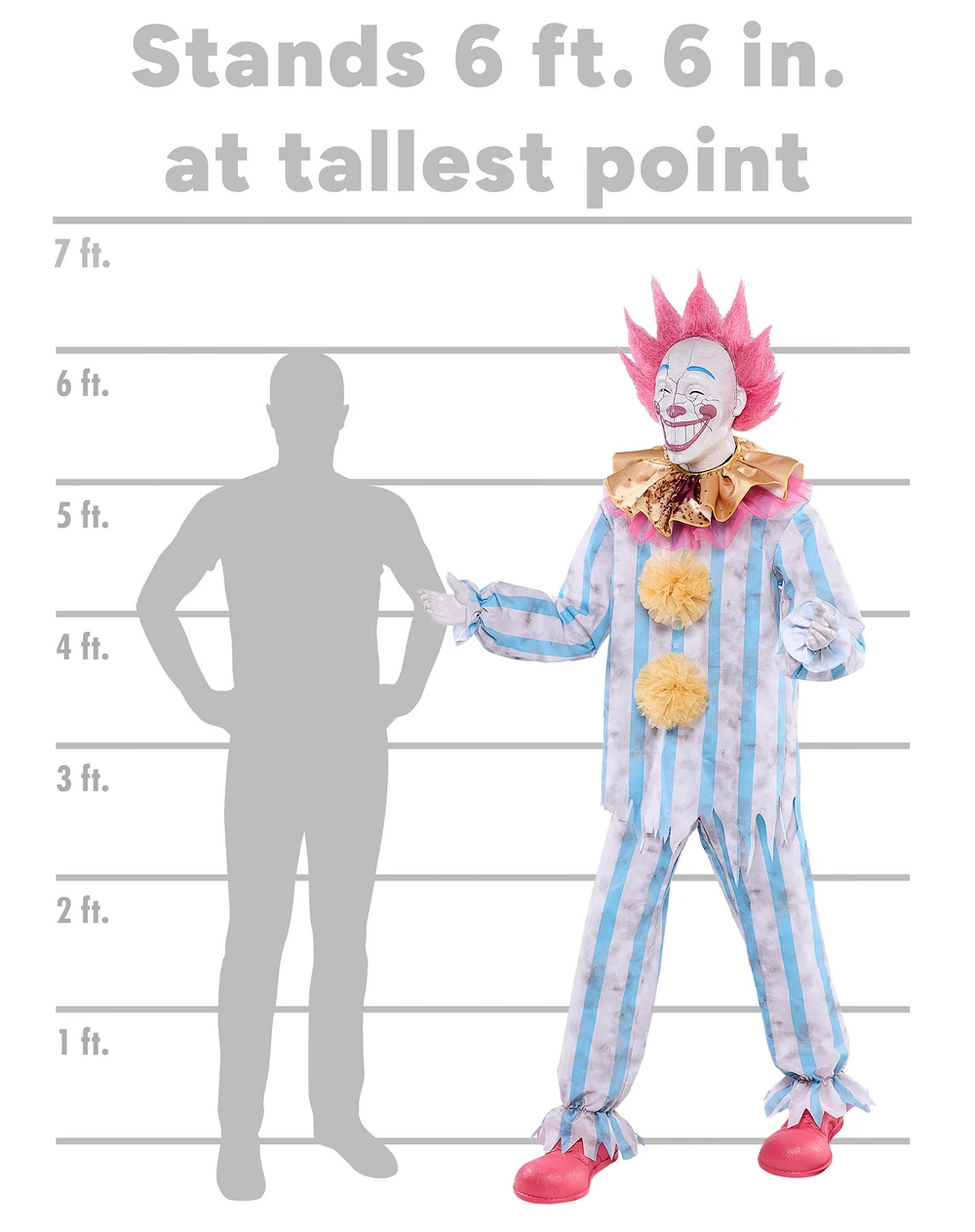 6.6ft Crackles Animatronique Halloween (Spirit Halloween)