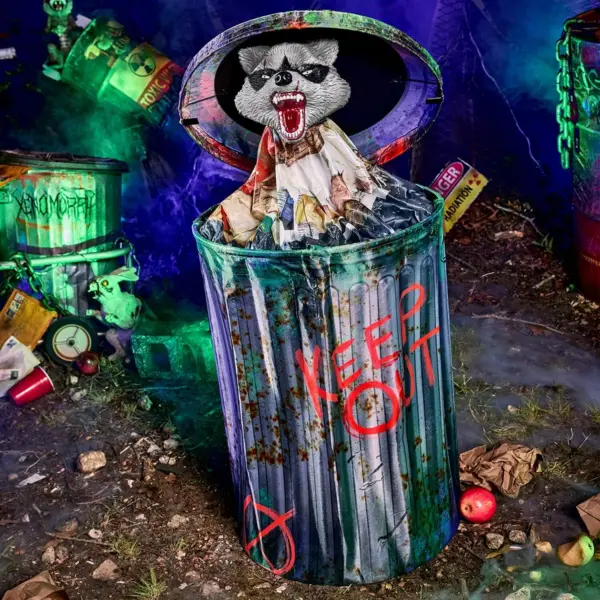 3.7ft Trash Bandit Halloween Animatronic (Spirit Halloween)