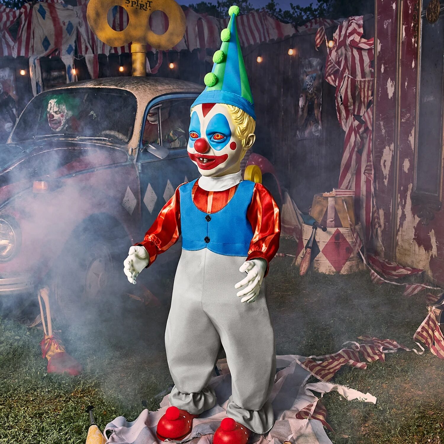 4.10ft Wind Up Wally Halloween-Animatronic (Spirit Halloween)