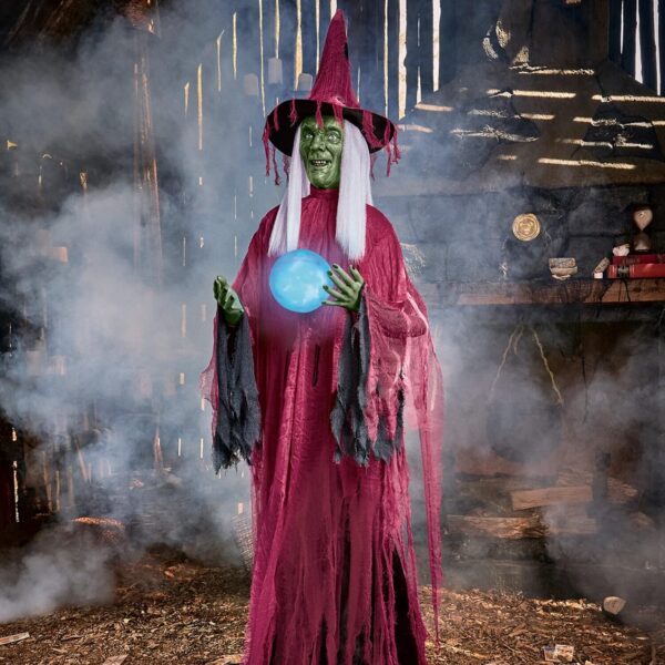 6.11ft Lady Misfortune Halloween Animatronic (Spirit Halloween)