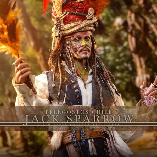 Hot Toys Pirates of the Caribbean: Dead Man's Chest - Pelegostos Chief Jack Sparrow 1/6 Scale Action Figure
