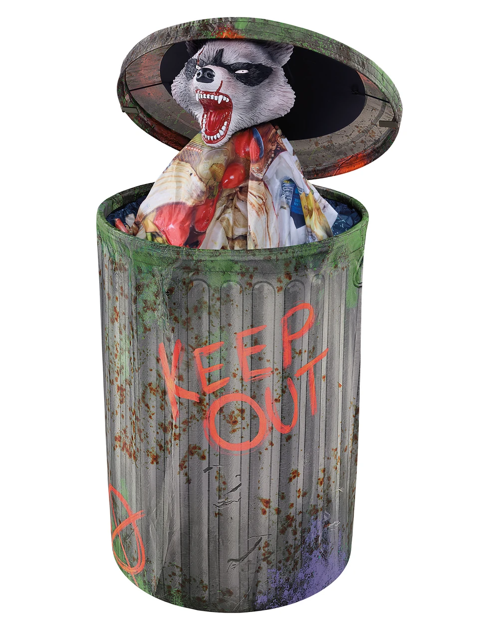 3.7ft Bandit des poubelles animatronique d'Halloween (Spirit Halloween)