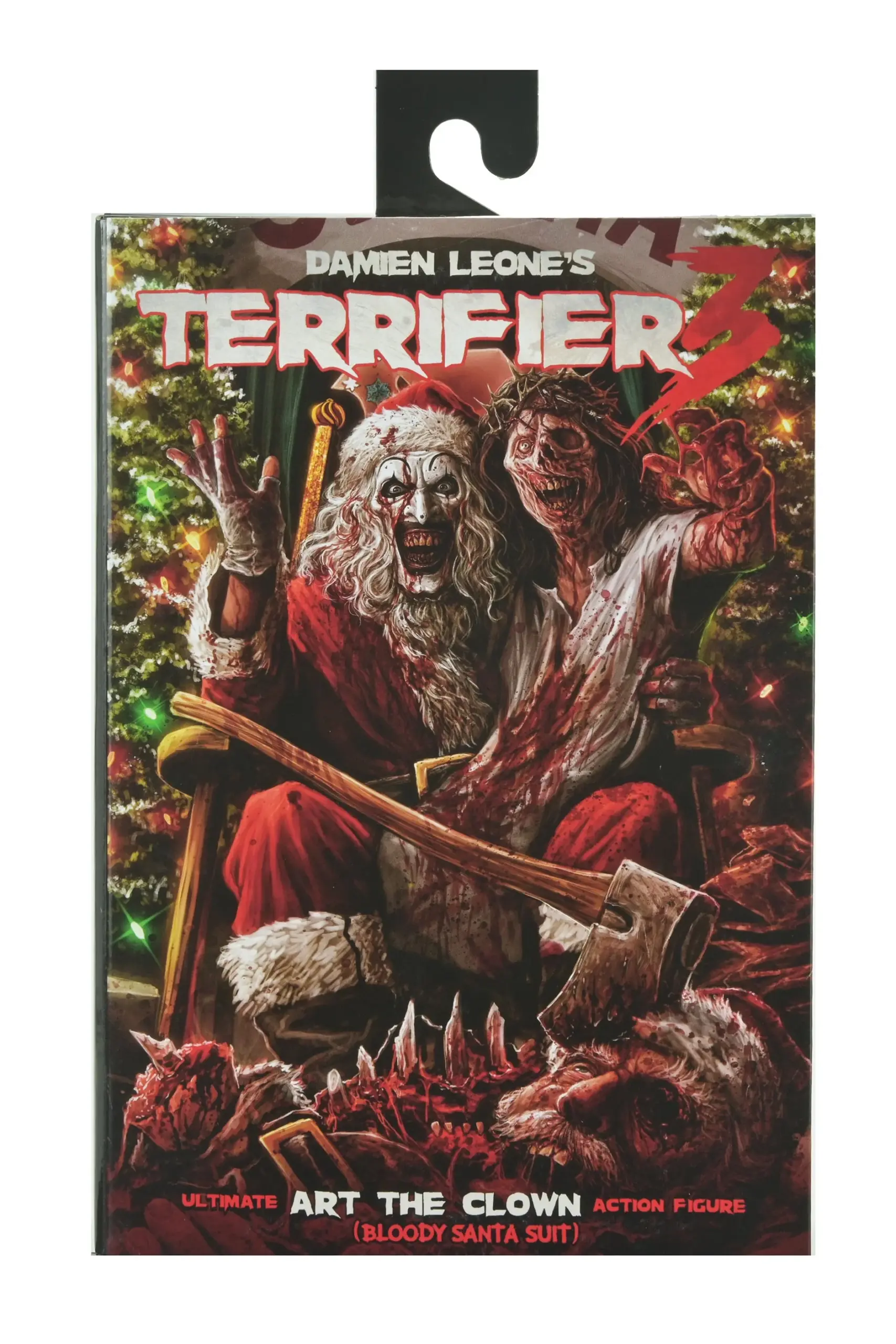 NECA Terrifier 3 - Art le Clown en costume de Père Noël sanglant Ultimate 7