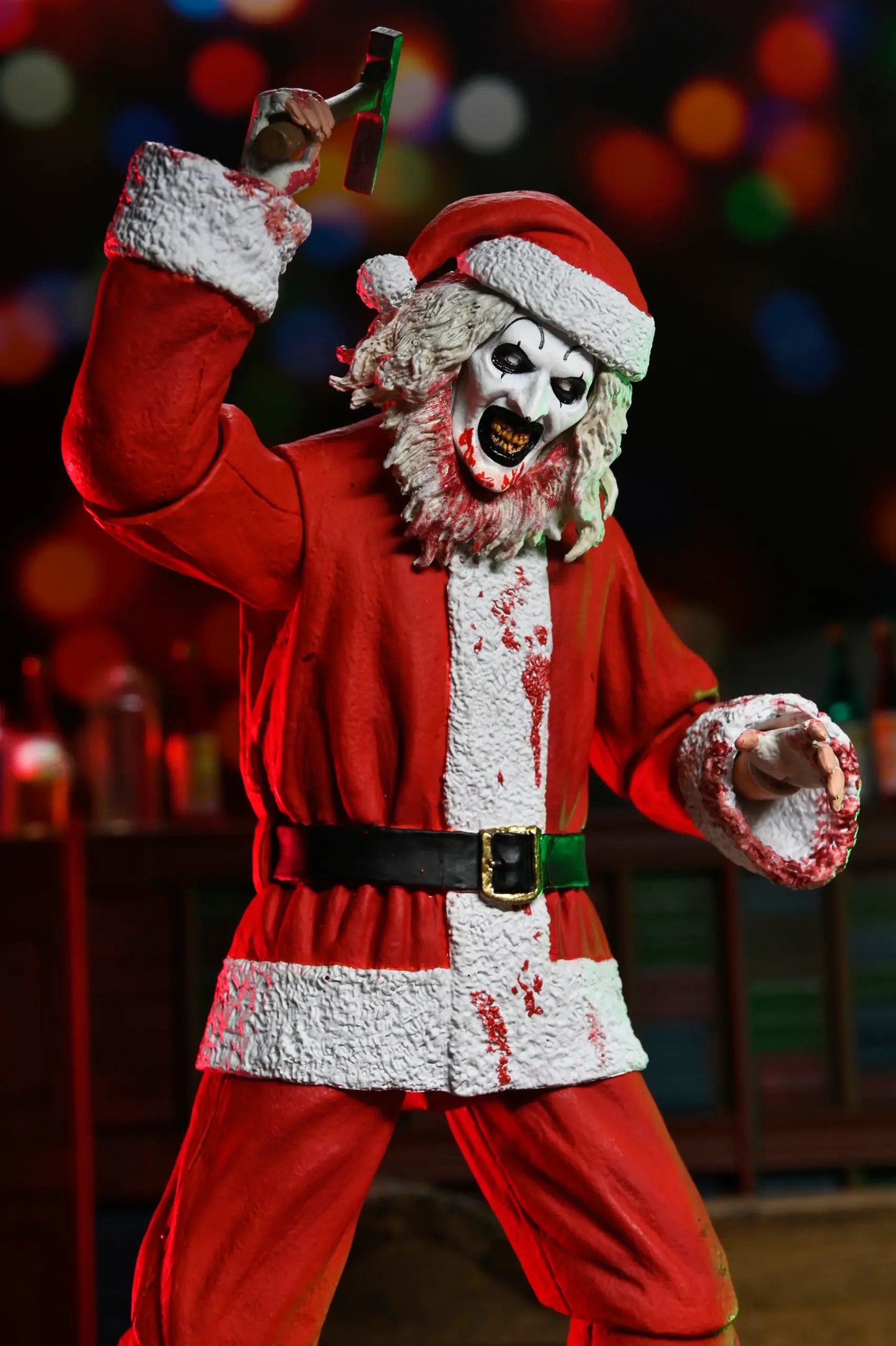 NECA Terrifier 3 - Art le Clown en costume de Père Noël sanglant Ultimate 7