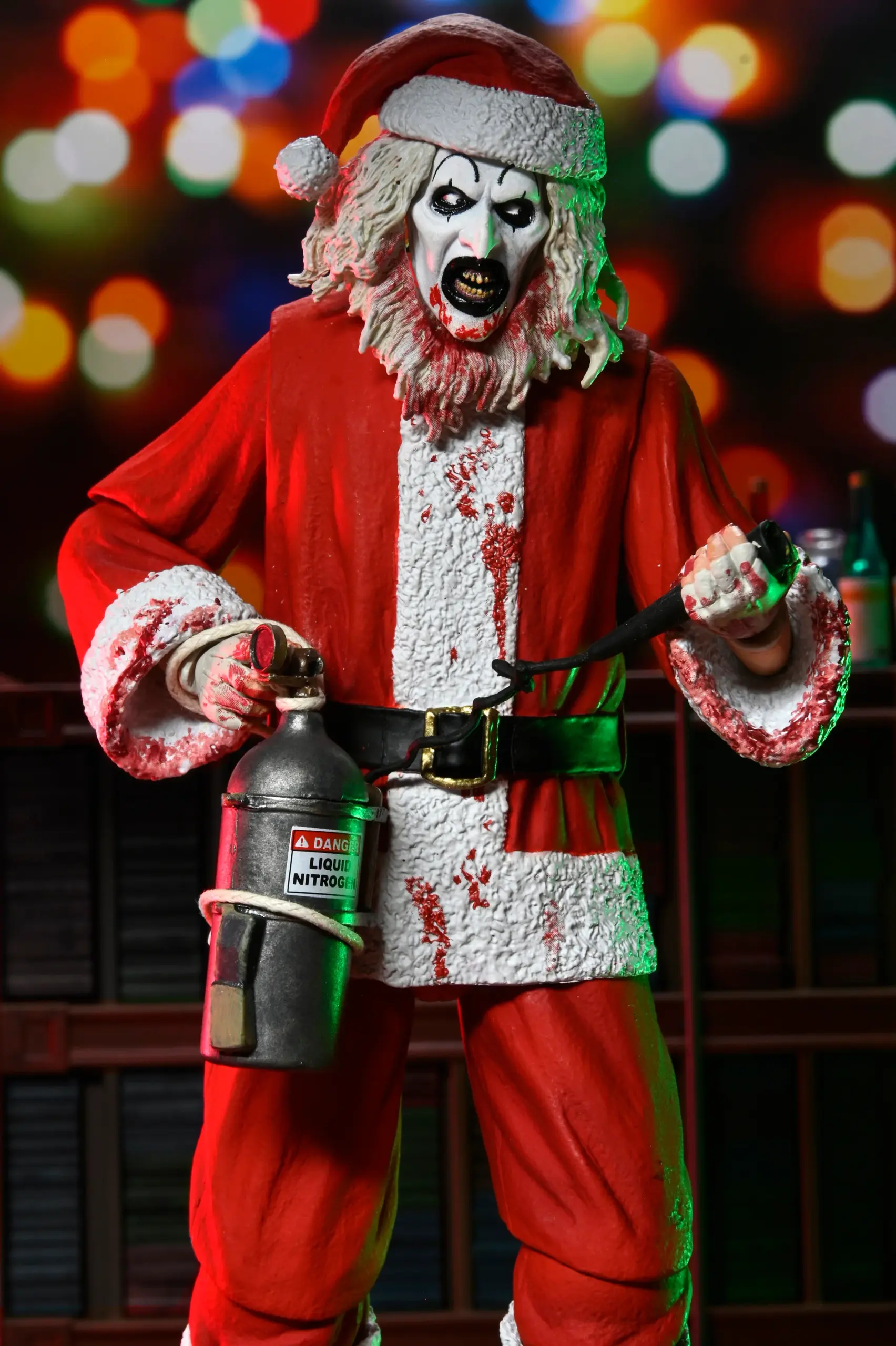 NECA Terrifier 3 - Art le Clown en costume de Père Noël sanglant Ultimate 7