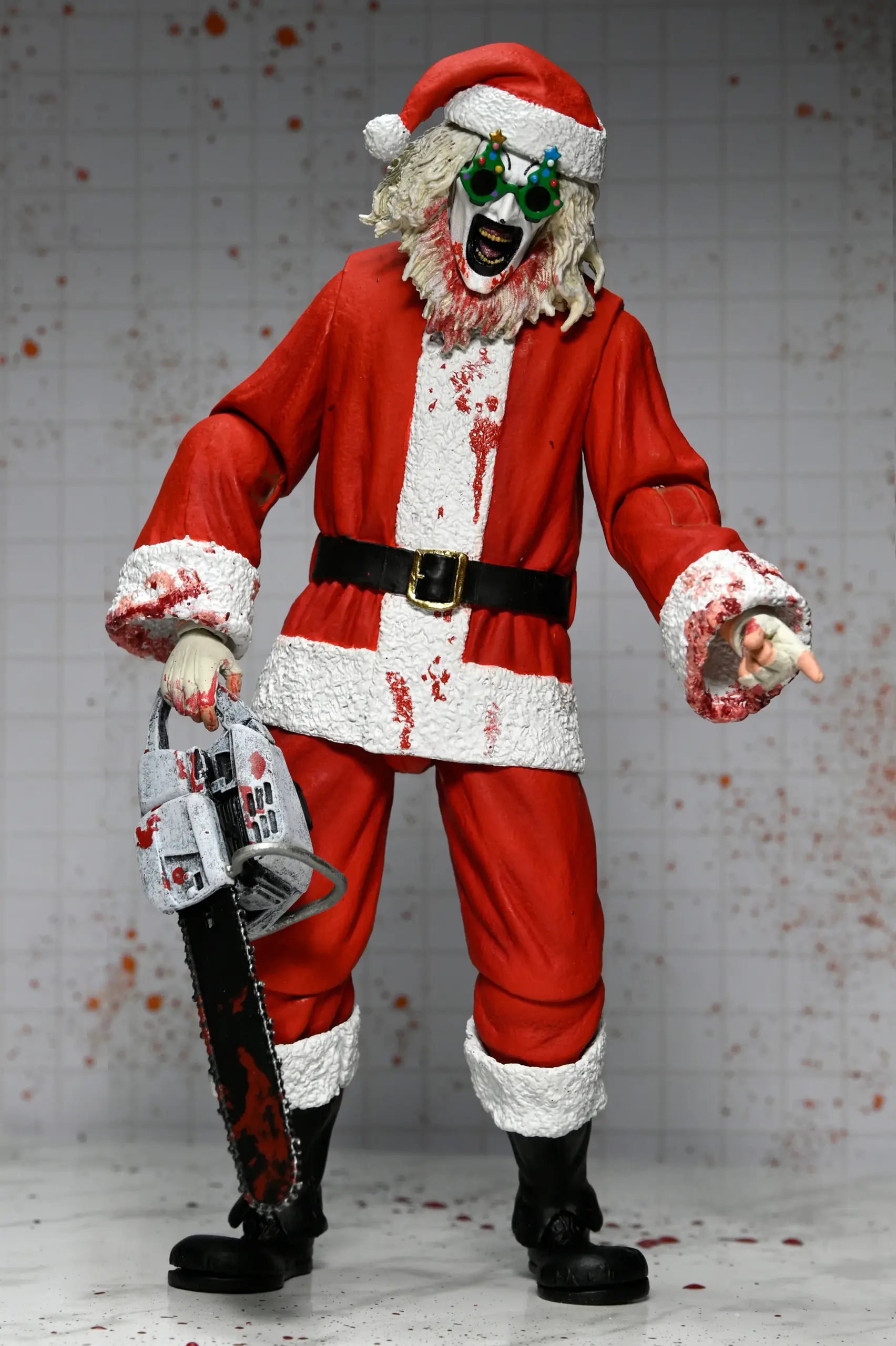 NECA Terrifier 3 - Art le Clown en costume de Père Noël sanglant Ultimate 7