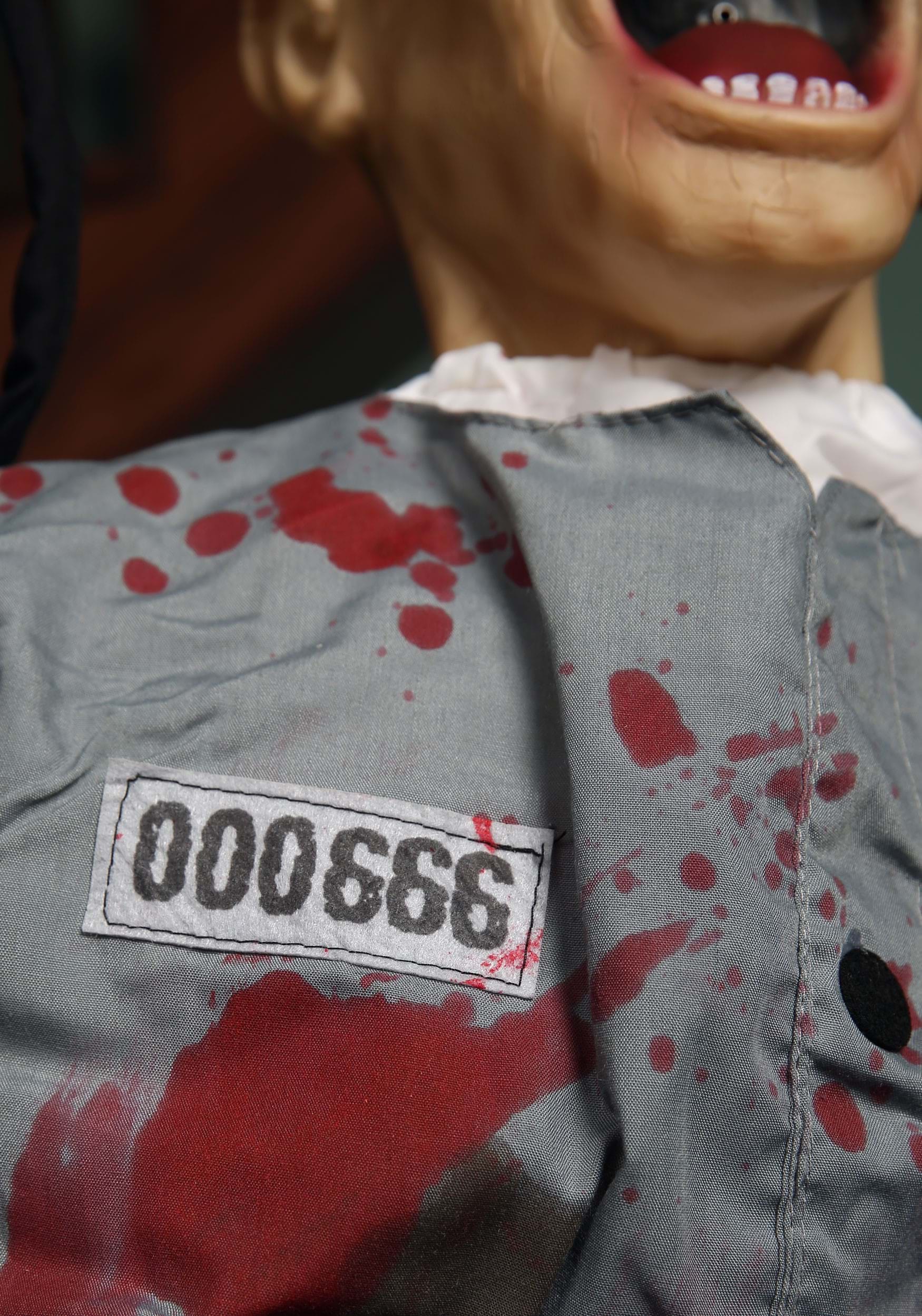 5ft Death Row Prisoner Halloween Animatronic