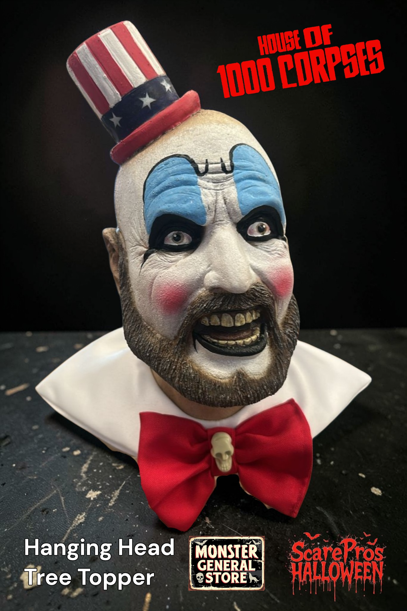 Captain Spaulding Hängender Kopf & Weihnachtsbaumspitze – Sauber