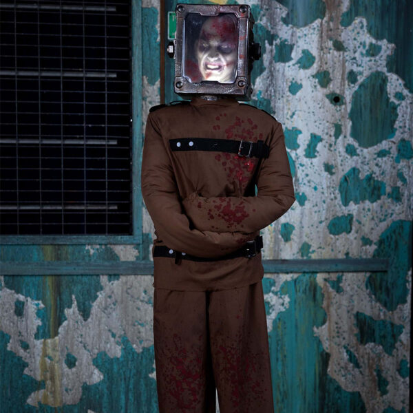 Prop Halloween Animation Boîte à Torture Homme