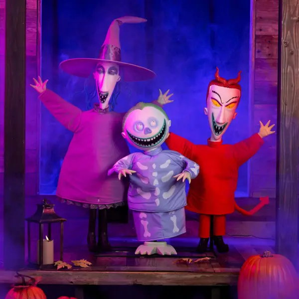 Nightmare Before Christmas - Lock, Shock und Barrel Animatronic