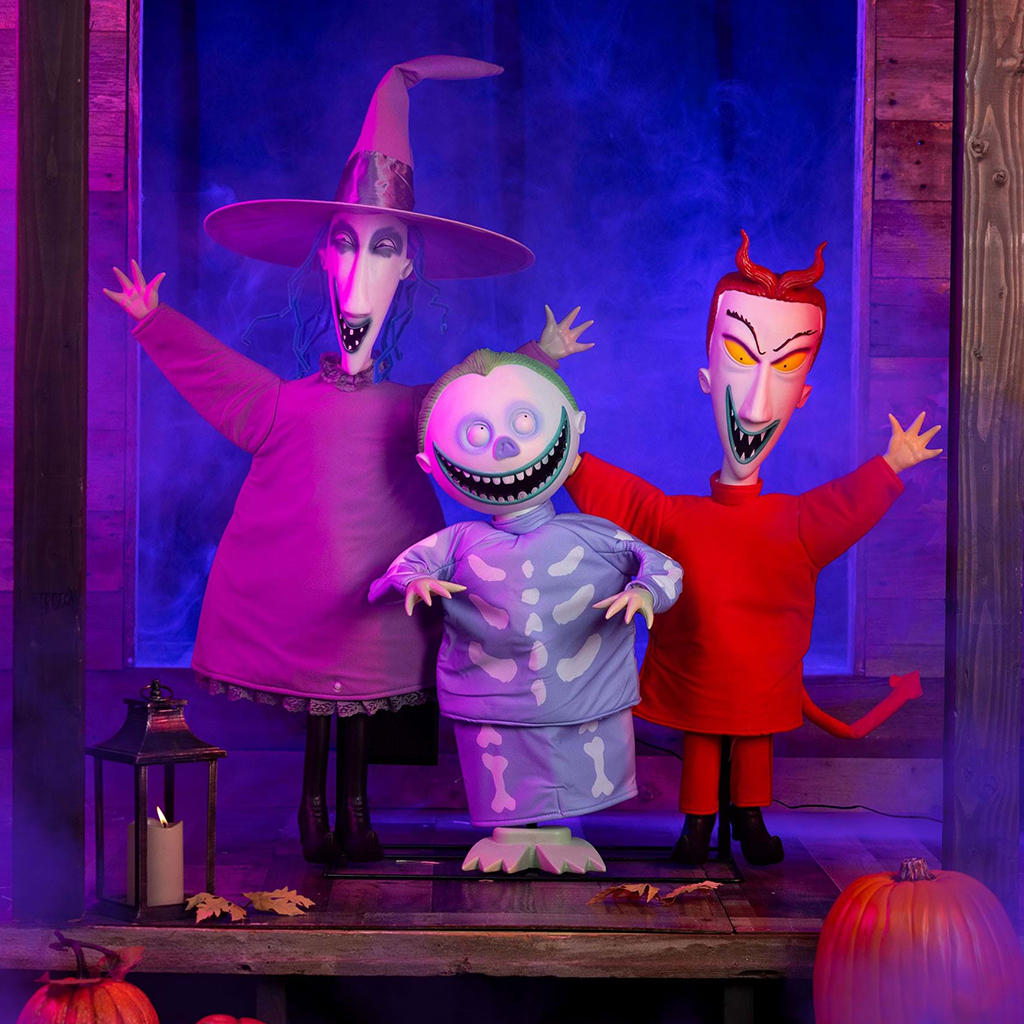 Nightmare Before Christmas - 4ft Lock, Shock and Barrel Halloween-Animatronic