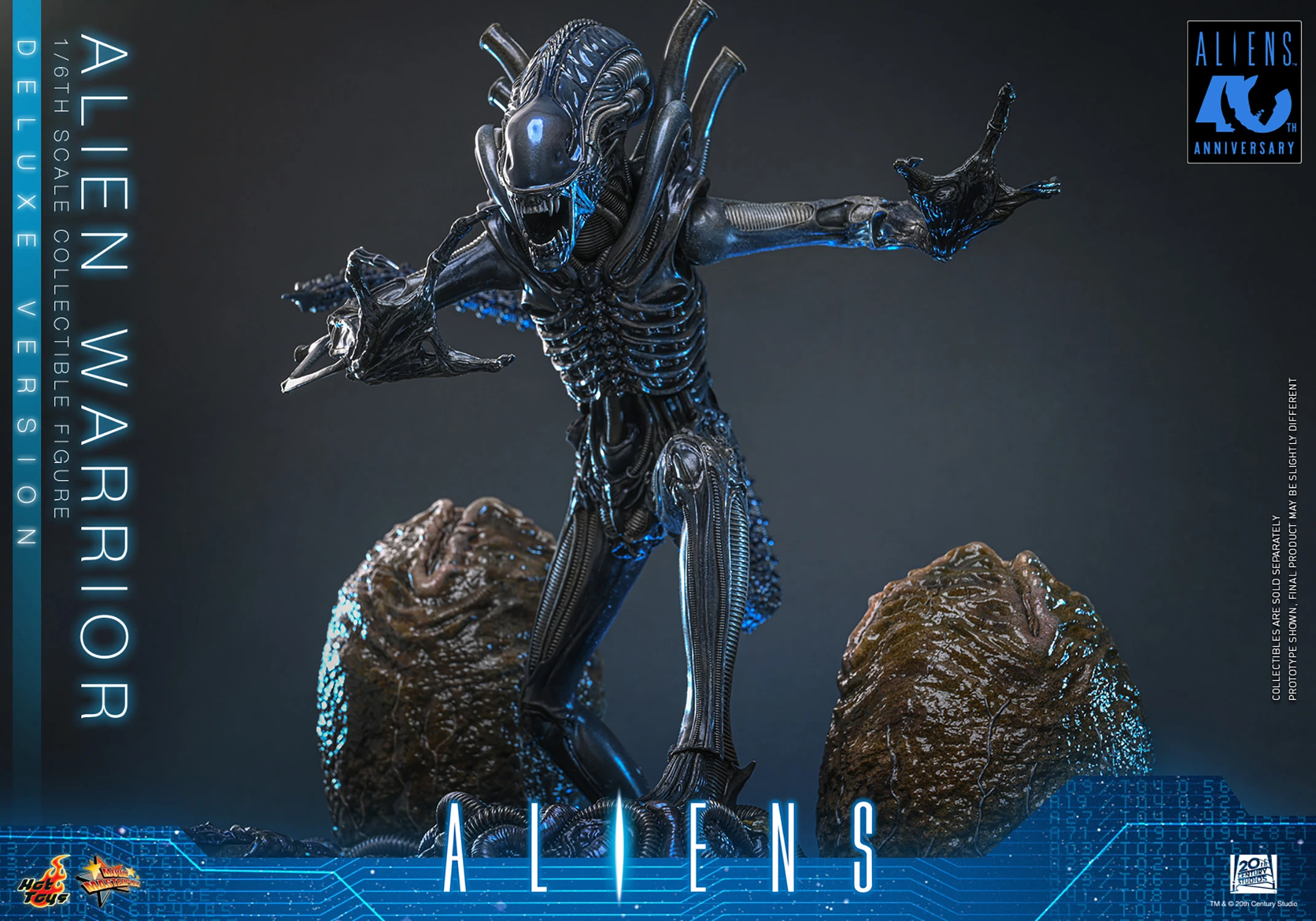 Hot Toys Aliens - Xenomorph Alien Krieger Deluxe Edition 1/6 Skala Actionfigur