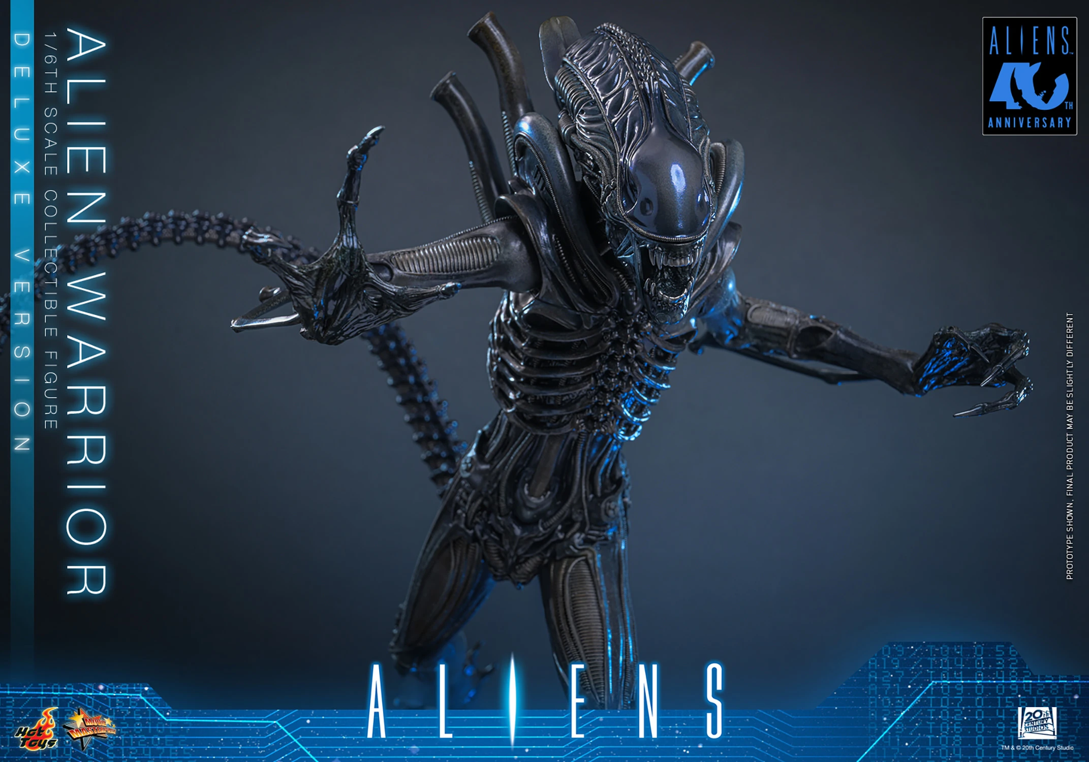 Hot Toys Aliens - Xenomorph Alien Krieger Deluxe Edition 1/6 Skala Actionfigur