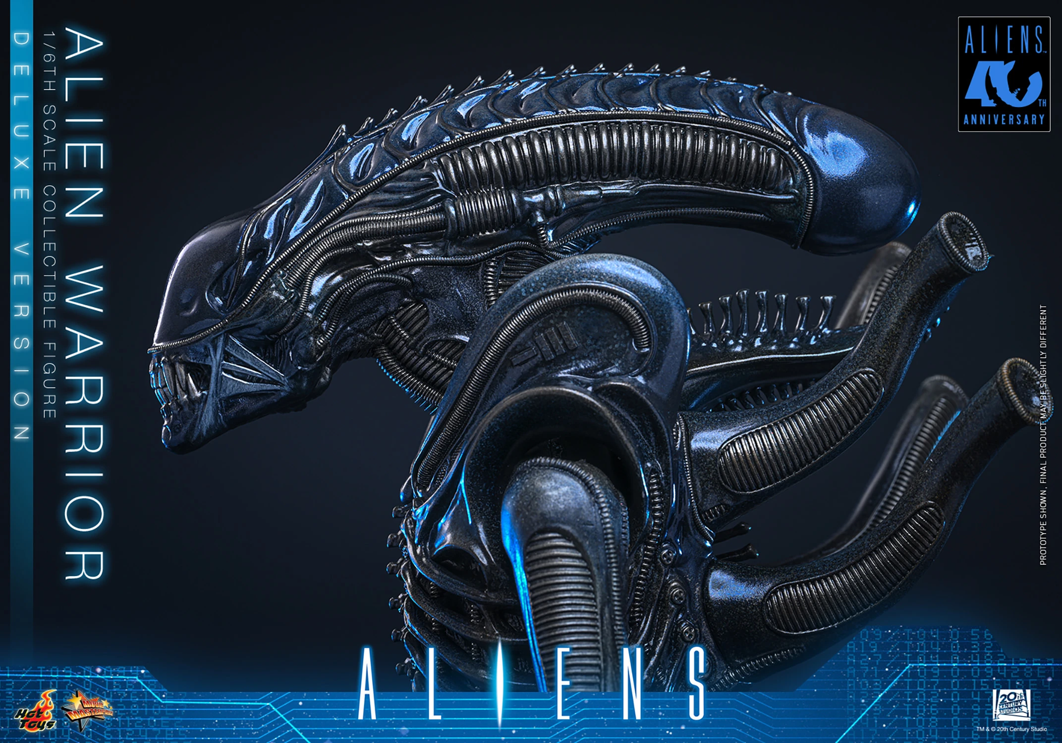 Hot Toys Aliens - Xenomorph Alien Krieger Deluxe Edition 1/6 Skala Actionfigur