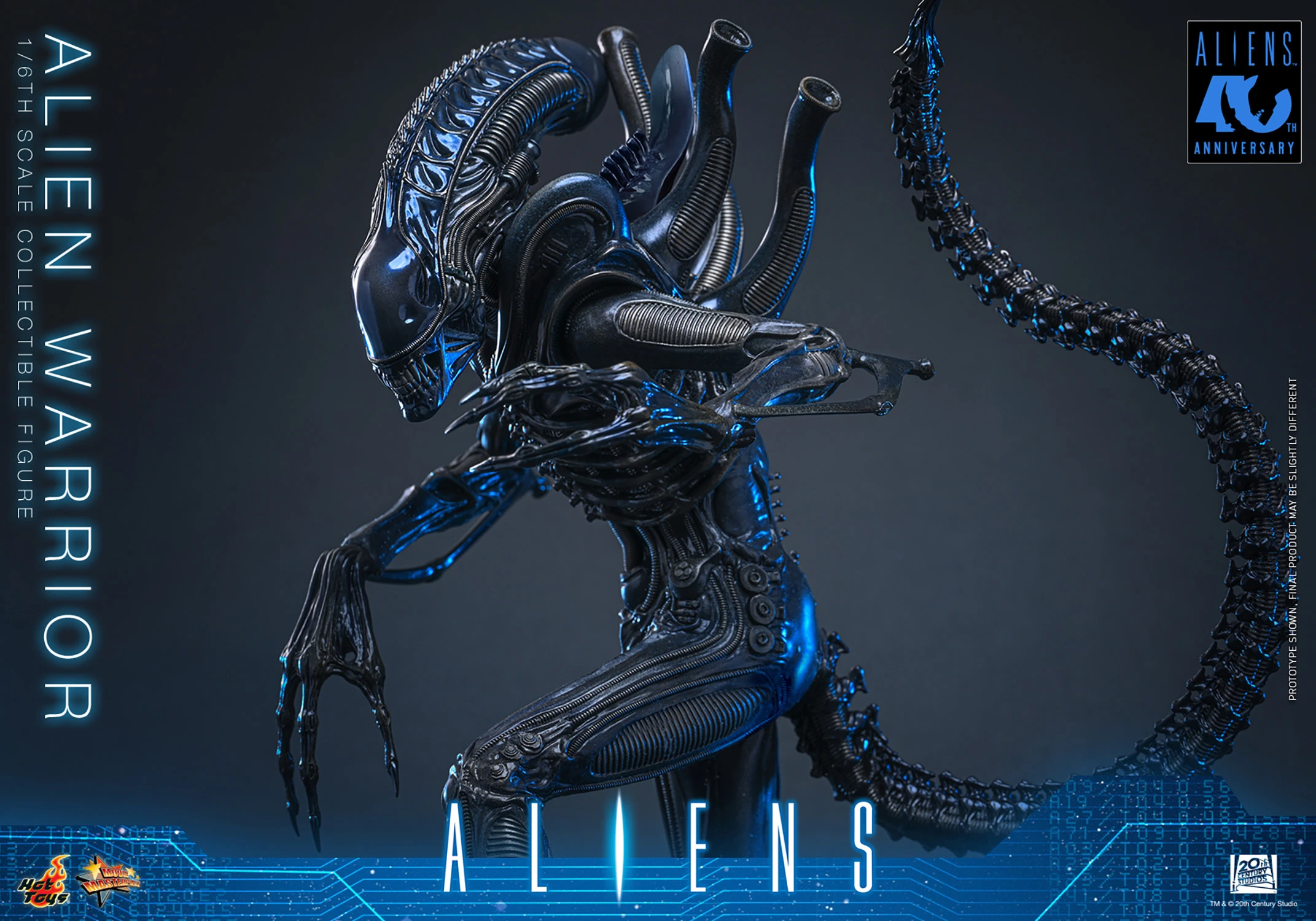 Hot Toys Aliens - Xenomorph Alien Warrior 1/6 Scale Action Figure