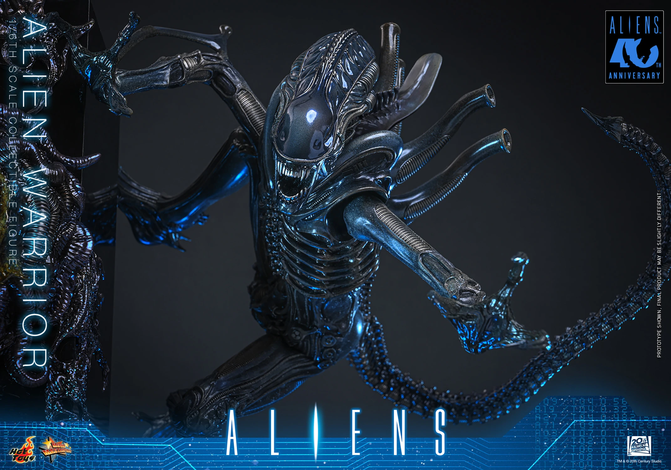 Hot Toys Aliens - Xenomorph Alien Warrior 1/6 Scale Action Figure