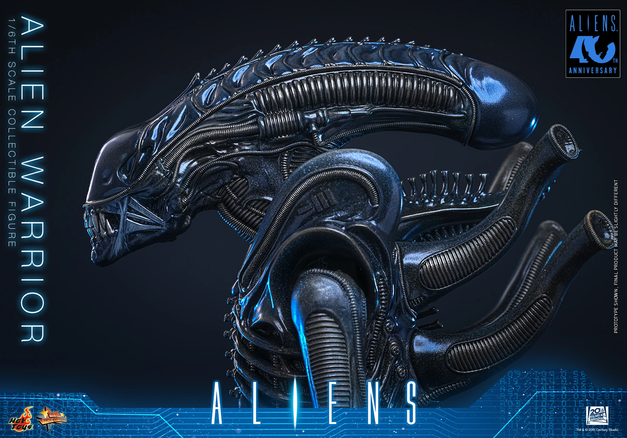 Hot Toys Aliens - Xenomorph Alien Warrior 1/6 Scale Action Figure