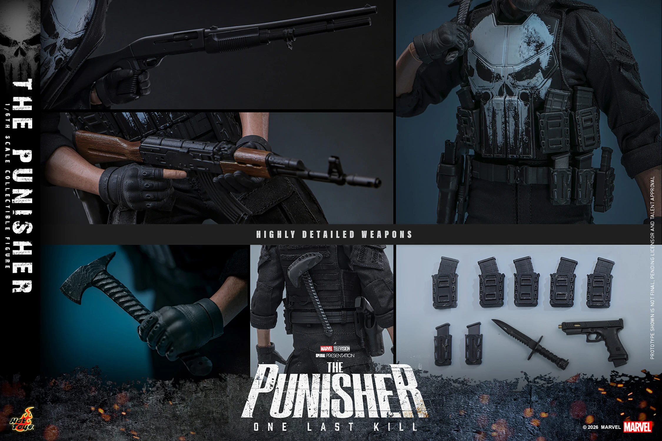 Hot Toys The Punisher: One Last Kill – The Punisher 1/6 Actionfigur