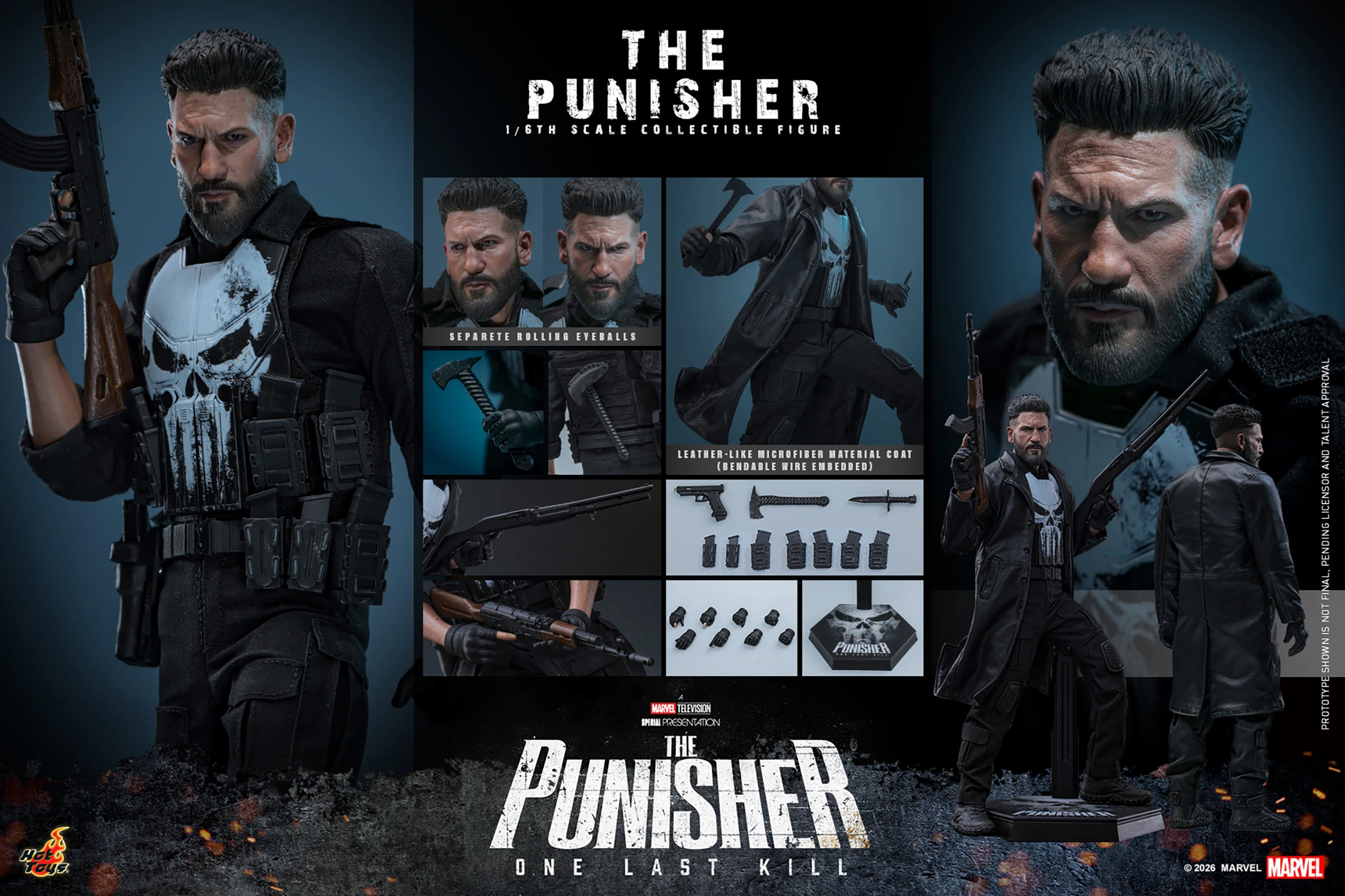 Hot Toys The Punisher: One Last Kill – The Punisher 1/6 Actionfigur