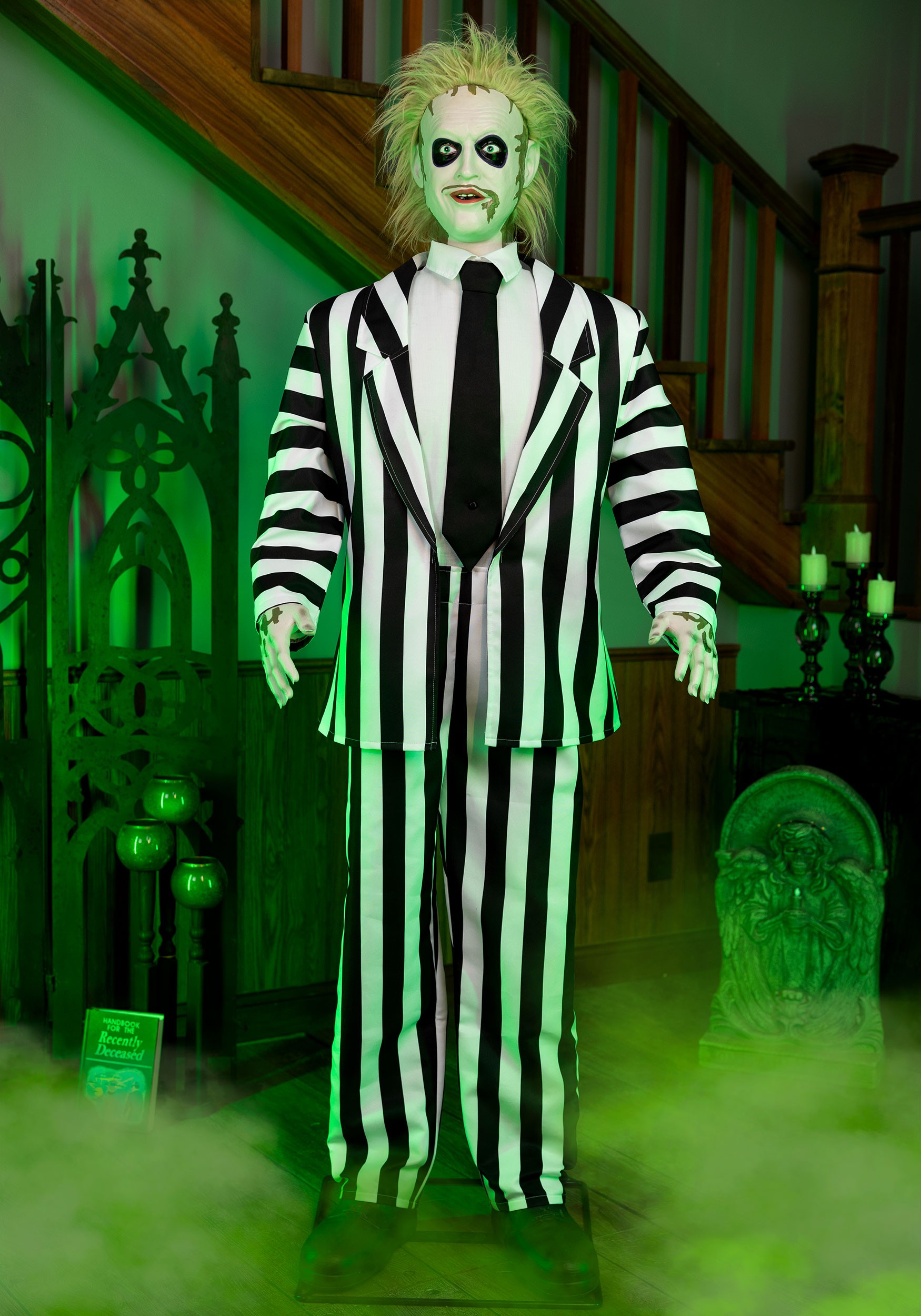 6ft Beetlejuice Halloween Animatronic (2 Outfits)