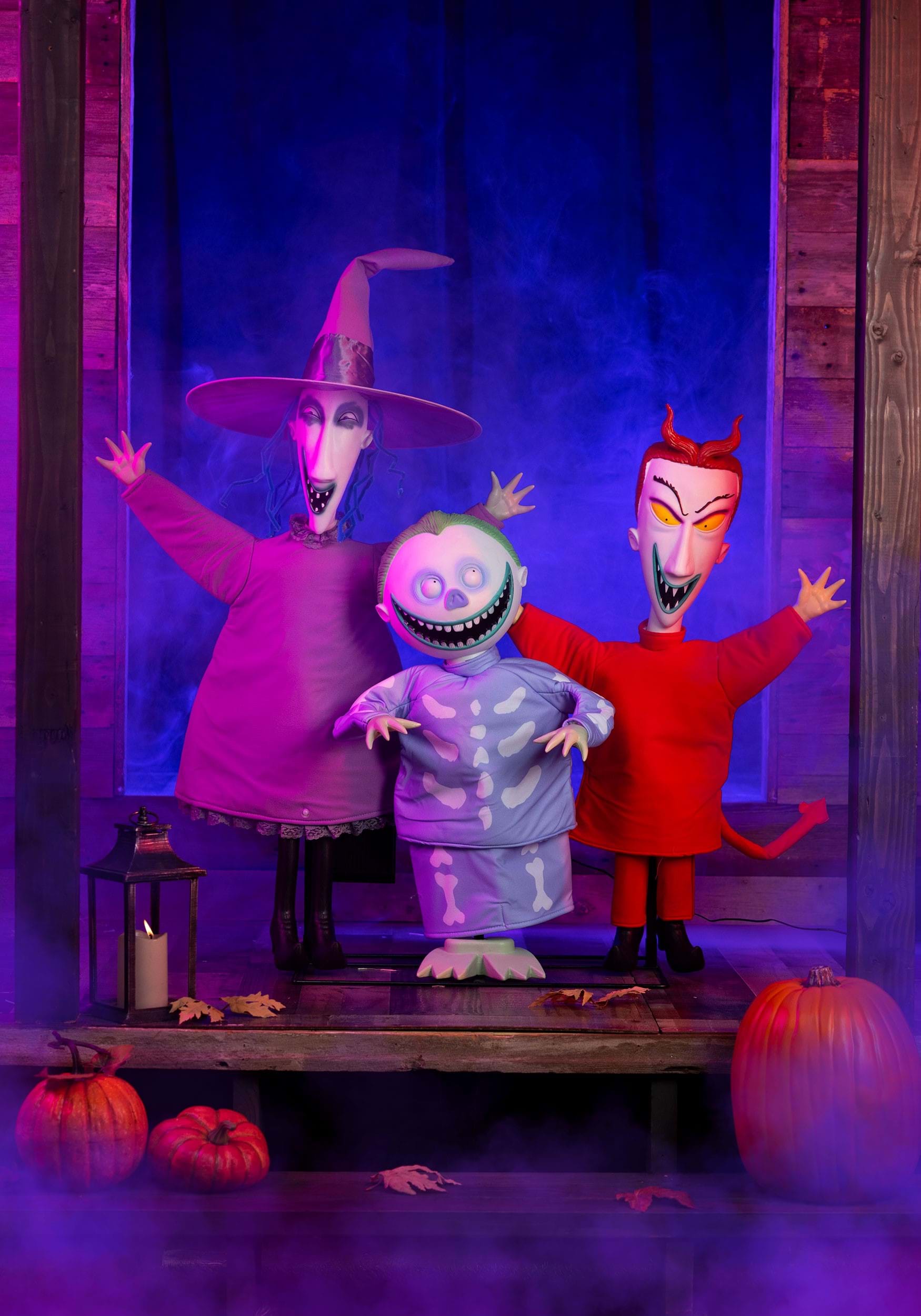 Nightmare Before Christmas - 4ft Lock, Shock and Barrel Halloween-Animatronic