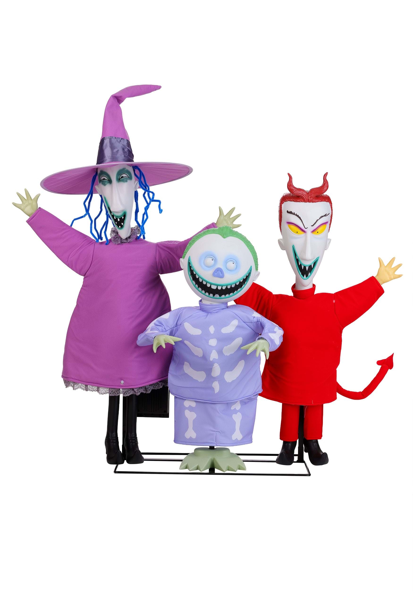 Nightmare Before Christmas - 4ft Lock, Shock and Barrel Halloween-Animatronic
