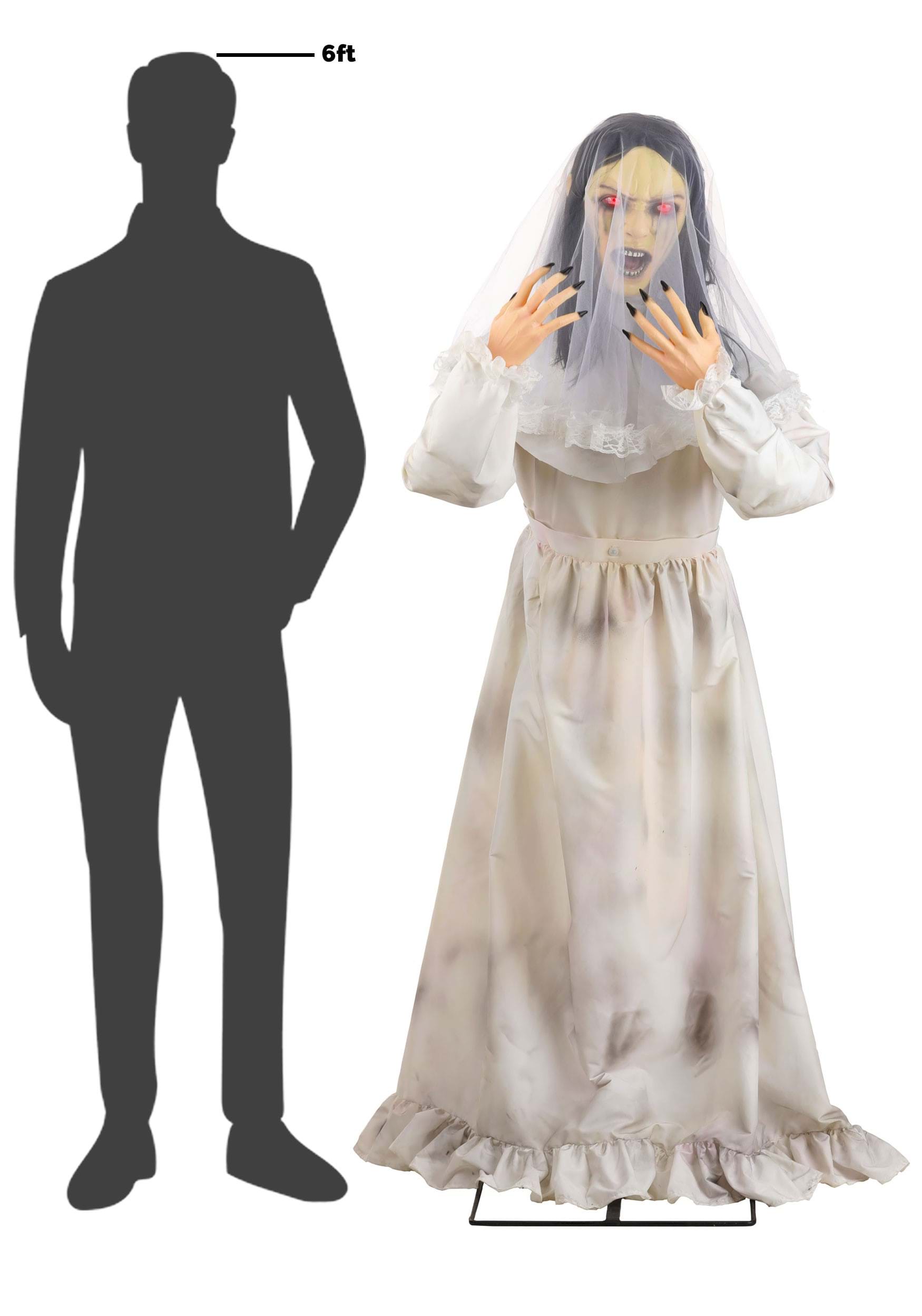 5.5ft Mary the Unhappily Ever After Animated Halloween Prop