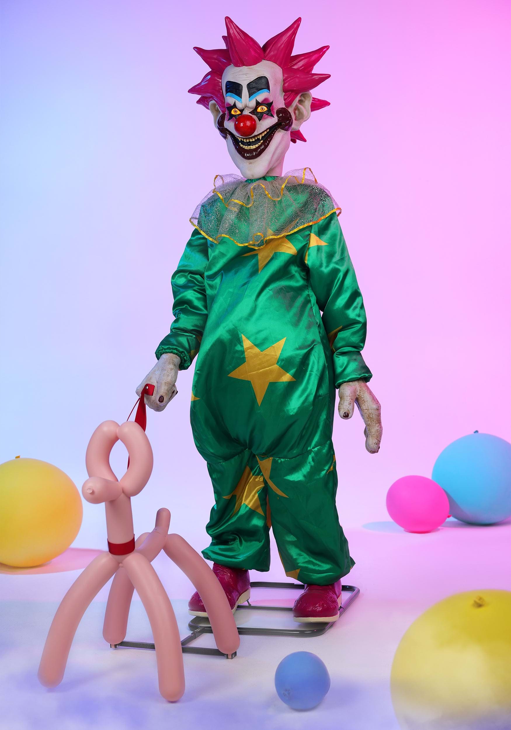 5.8ft Killer Klowns from Outer Space - Spikey Halloween Animatronic
