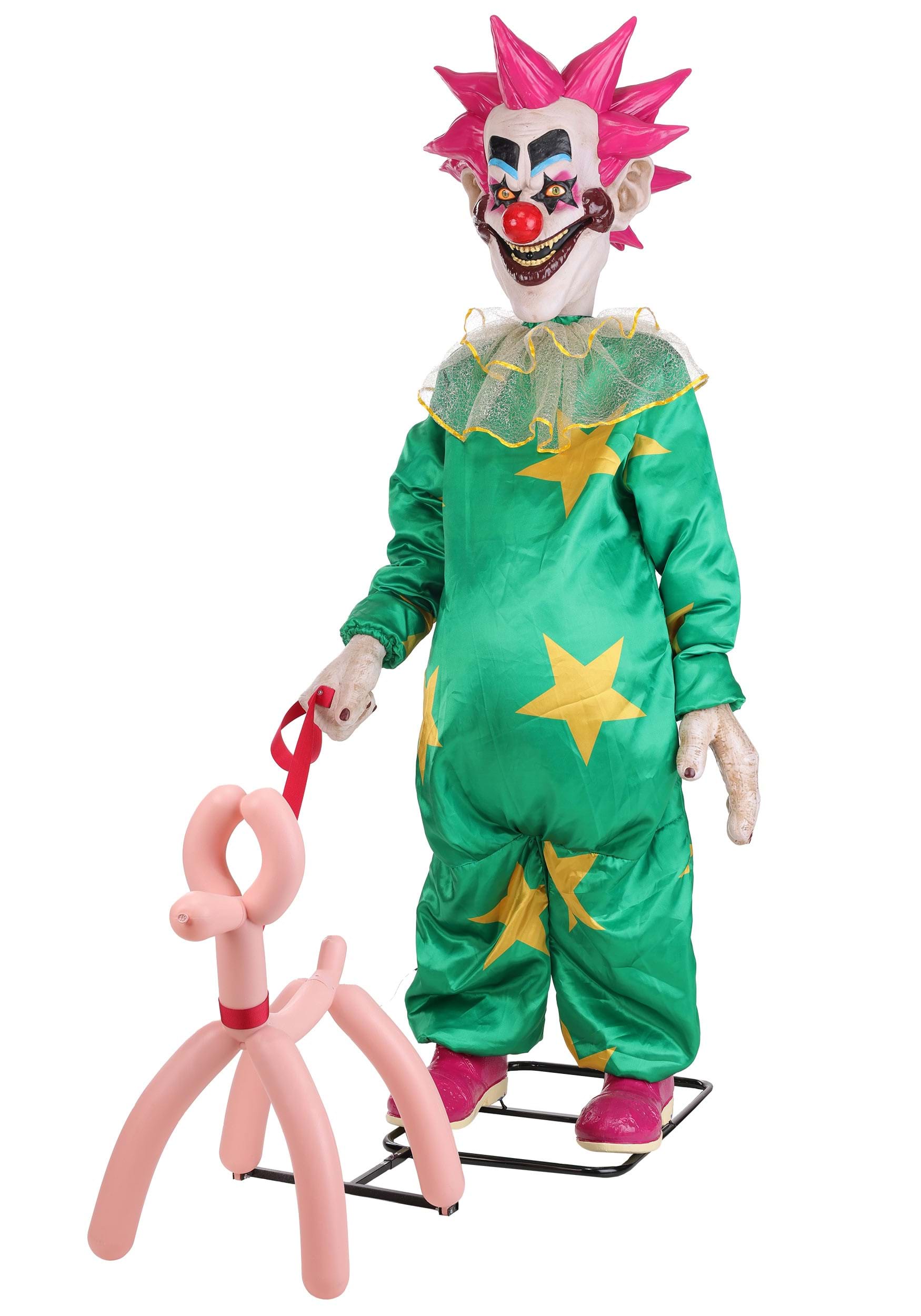 5.8ft Killer Klowns from Outer Space - Spikey Halloween Animatronic