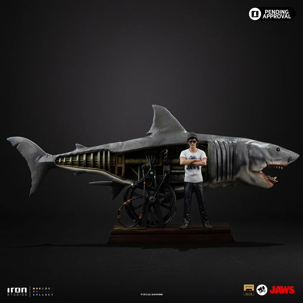 IRON STUDIOS Der weiße Hai – Steven Spielberg 50. Jubiläum 1/10 Skalen-Statue