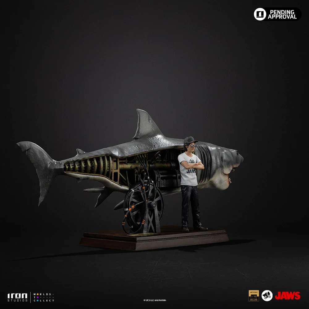 IRON STUDIOS Der weiße Hai – Steven Spielberg 50. Jubiläum 1/10 Skalen-Statue