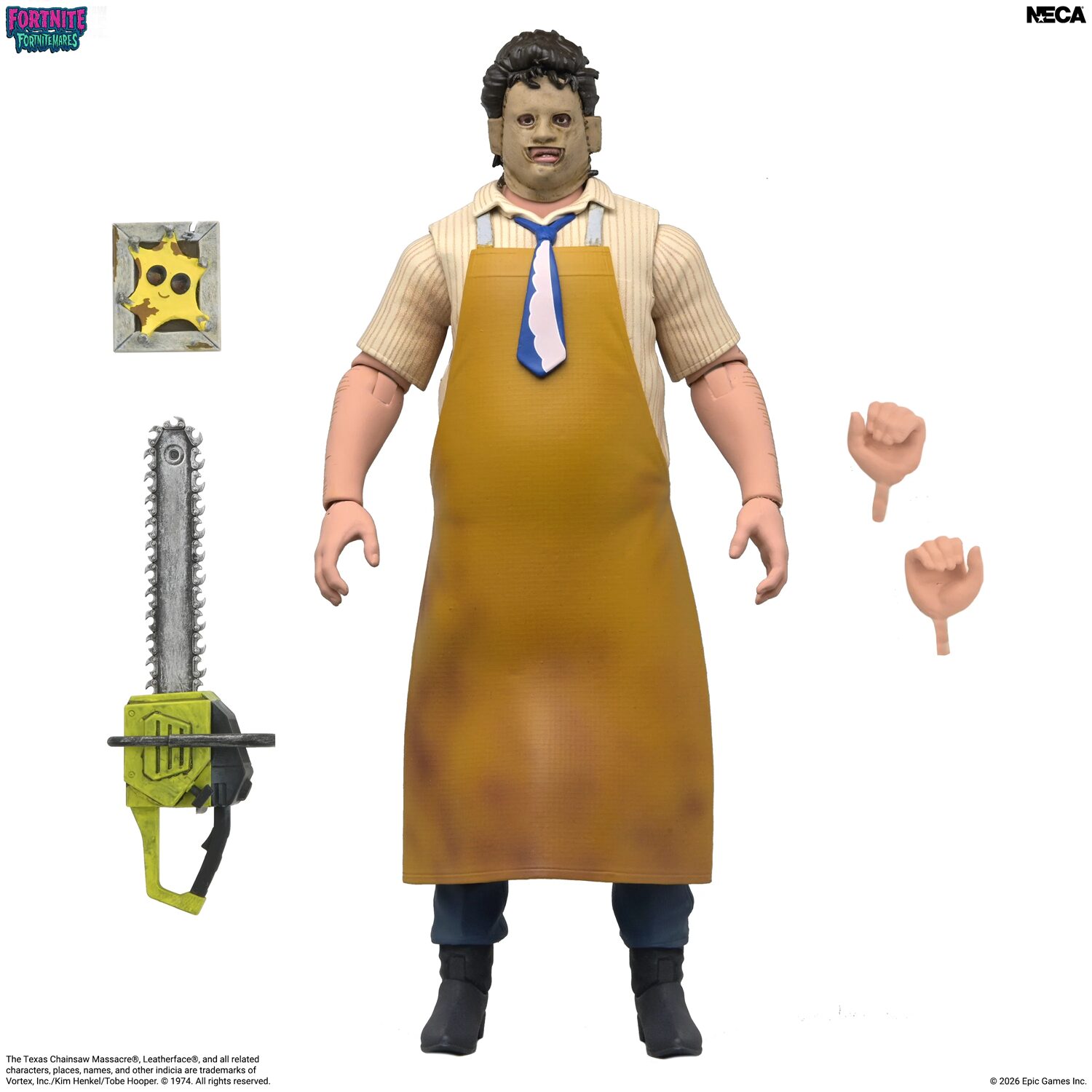 NECA Fortnite X Texas Chainsaw Massacre - Fortnitemares Leatherface 7" Actionfigur
