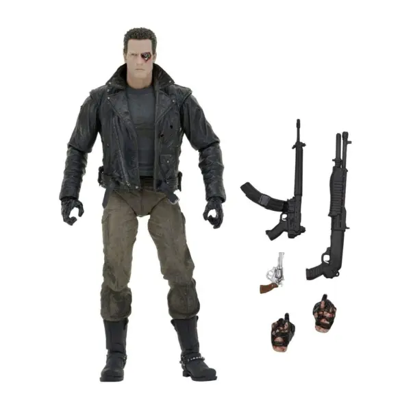 NECA The Terminator - T-800 Police Station Assault Ultimate 18 cm Actionfigur