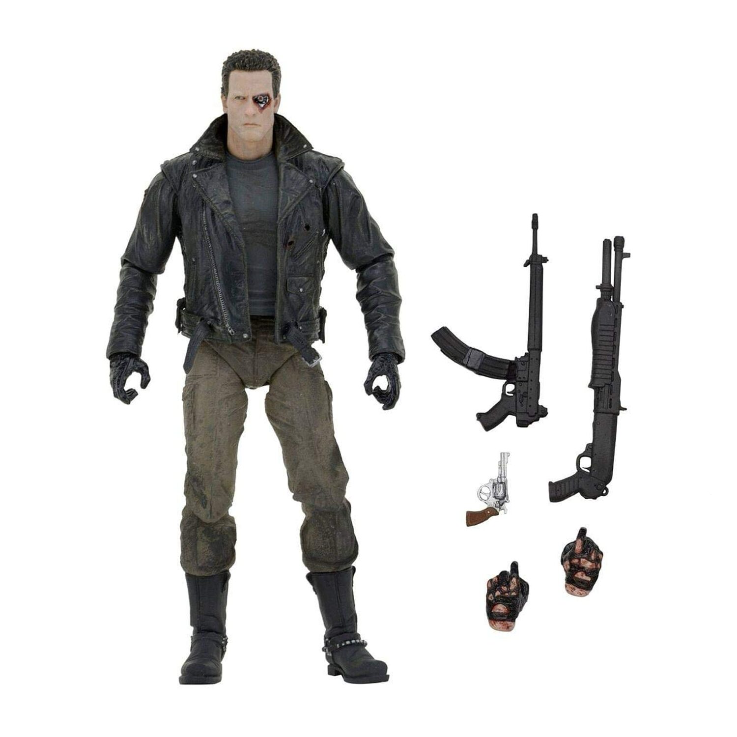 NECA The Terminator - T-800 Assaut de la morgue Figurine d'action Ultimate échelle 7"