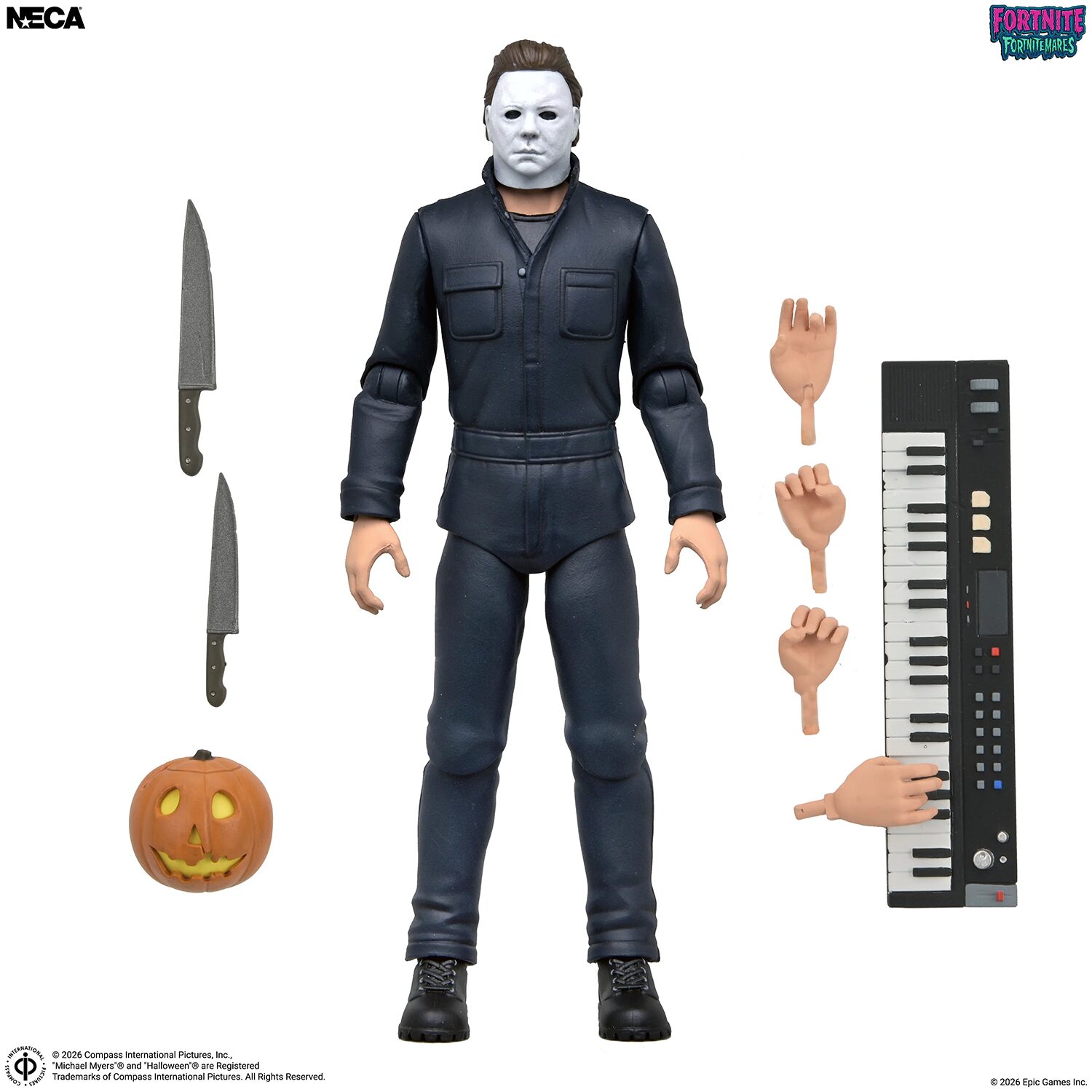 NECA Fortnite X Halloween - Fortnitemares Michael Myers Actionfigur im Maßstab 7 Zoll