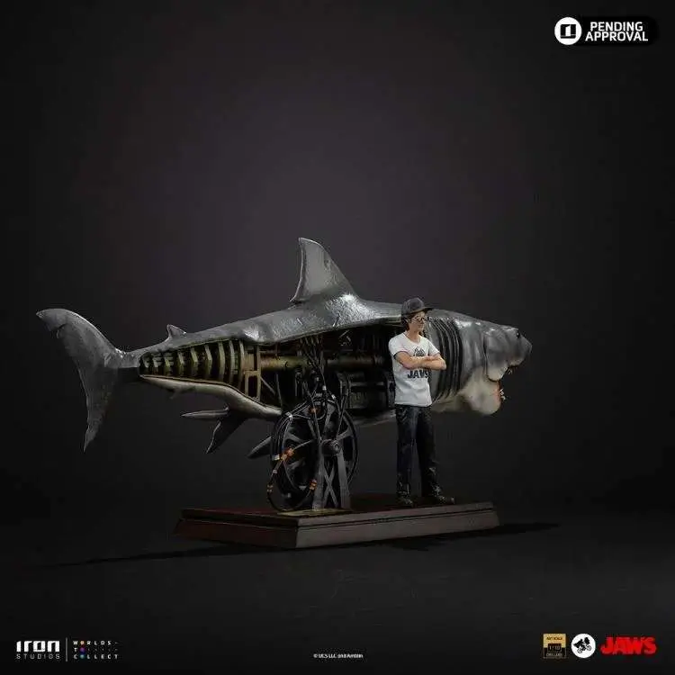 IRON STUDIOS Der weiße Hai – Steven Spielberg 50. Jubiläum 1/10 Skalen-Statue