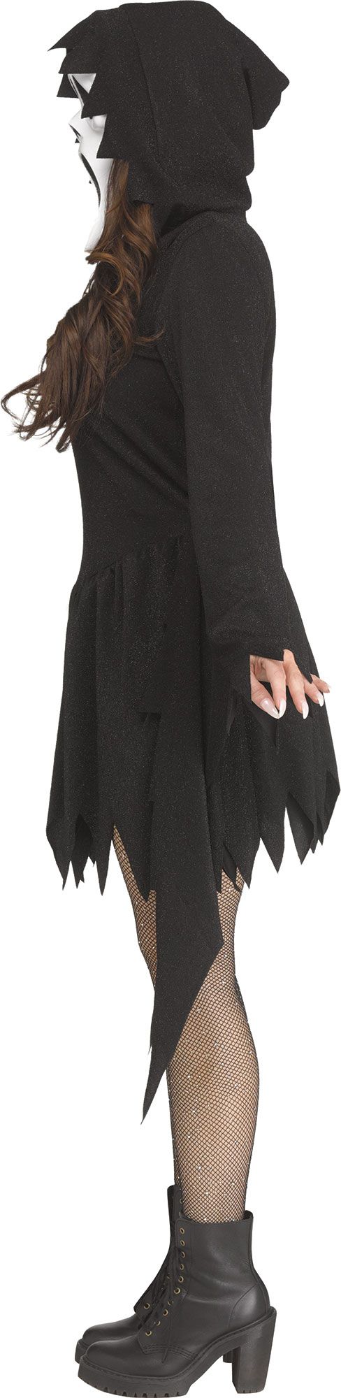 GhostFace - Black Glitter Adult Costume
