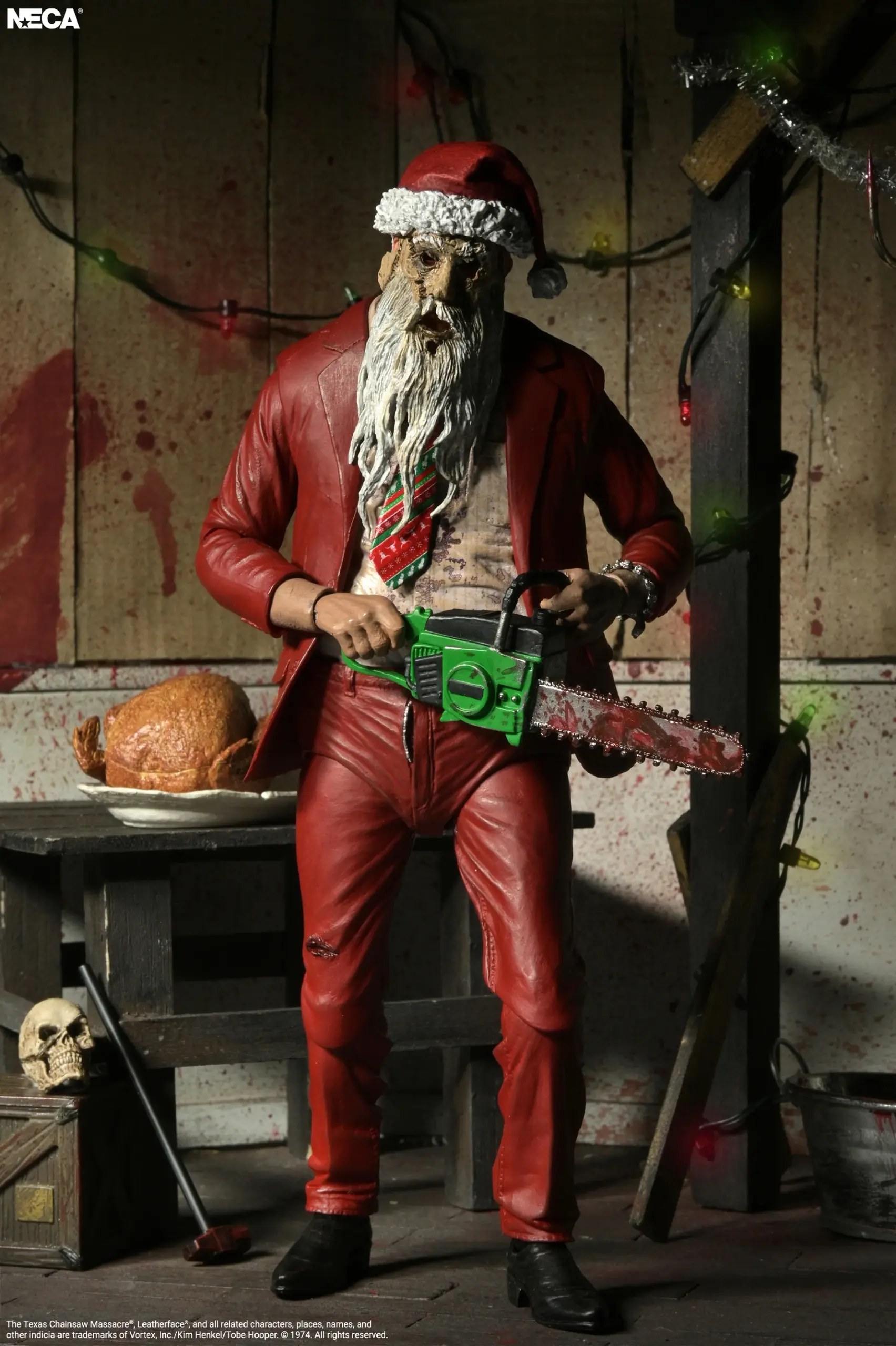 NECA Massacre à la tronçonneuse - Leatherface Père Noël Ultimate 7