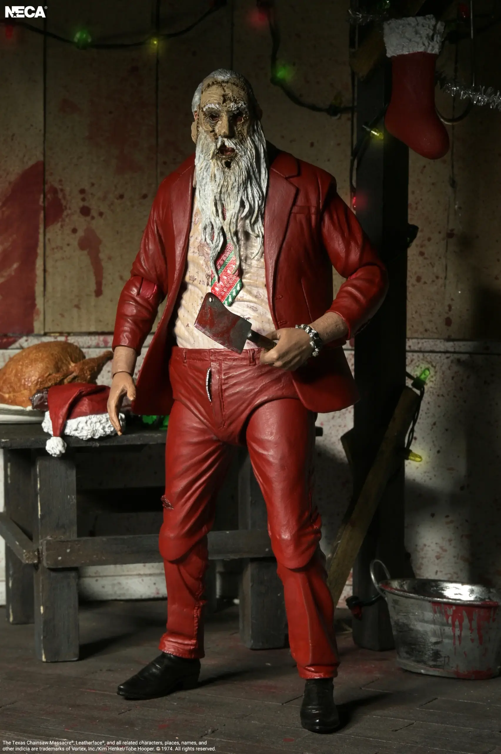 NECA Massacre à la tronçonneuse - Leatherface Père Noël Ultimate 7