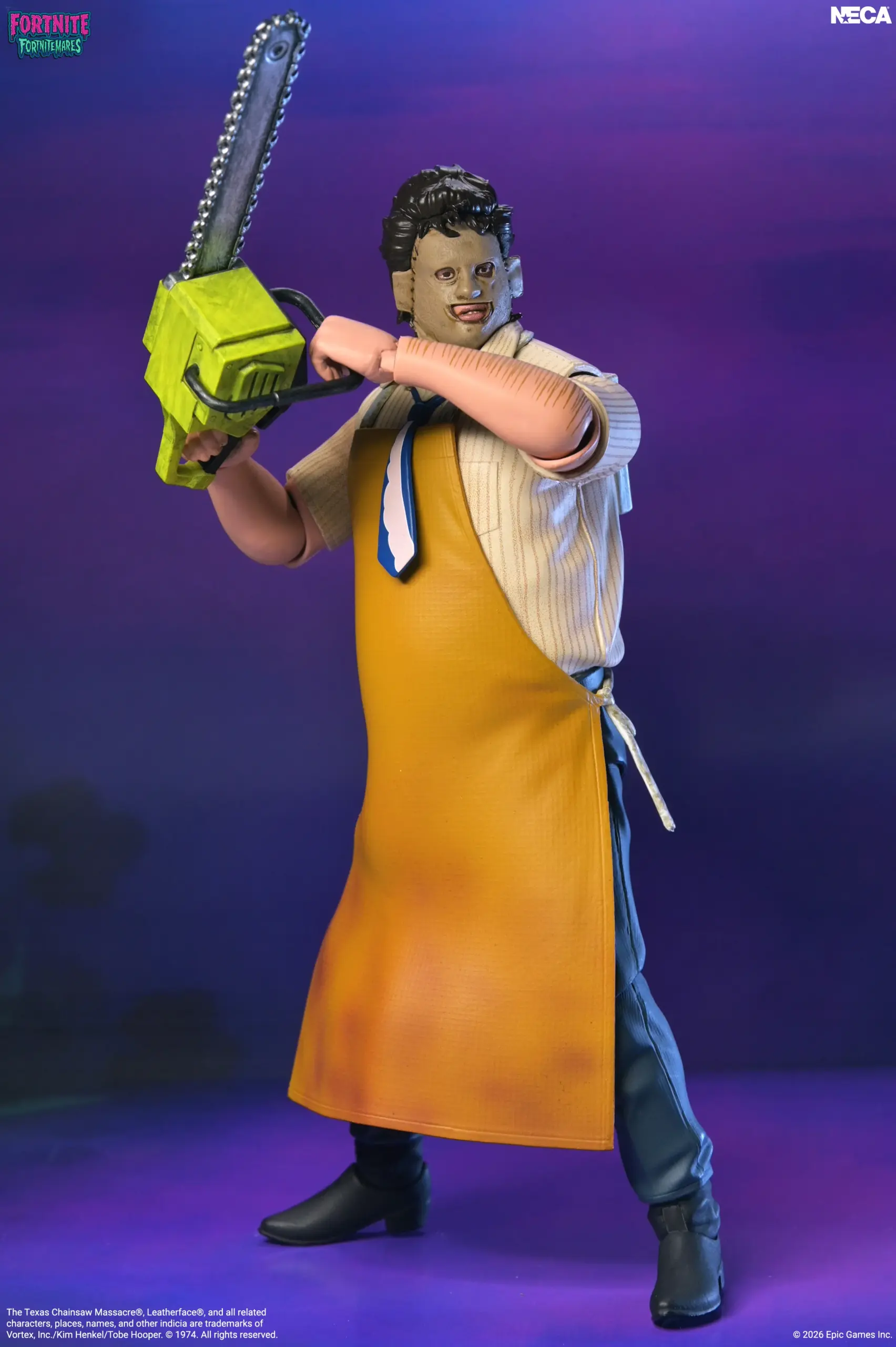 NECA Fortnite X Texas Chainsaw Massacre - Fortnitemares Leatherface 7" Actionfigur