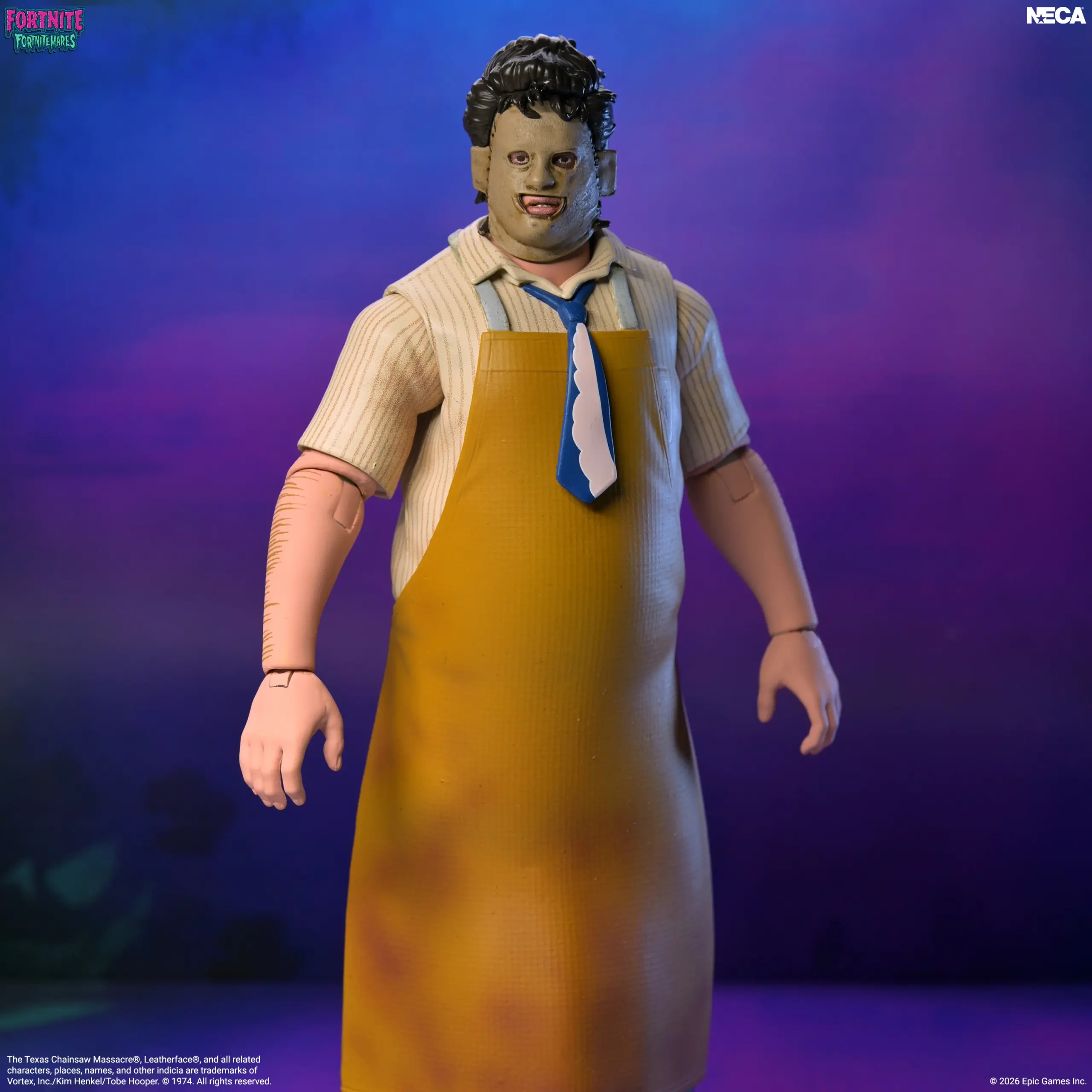 NECA Fortnite X Texas Chainsaw Massacre - Fortnitemares Leatherface 7" Actionfigur