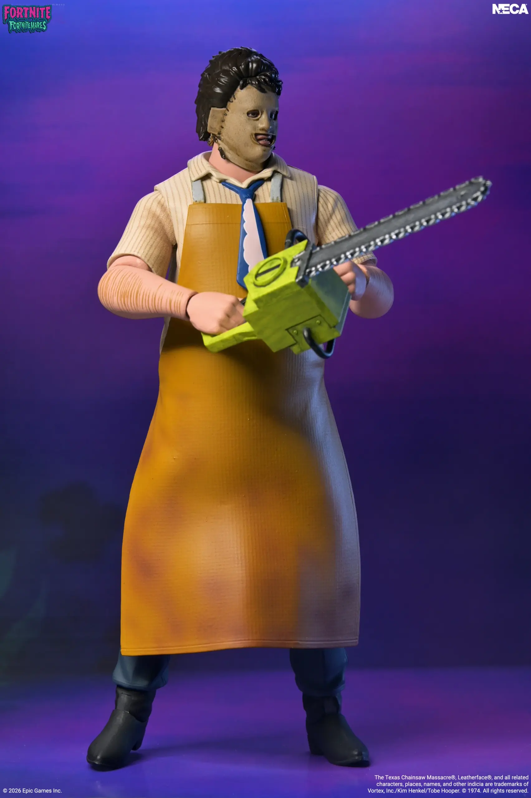 NECA Fortnite X Texas Chainsaw Massacre - Fortnitemares Leatherface 7" Actionfigur
