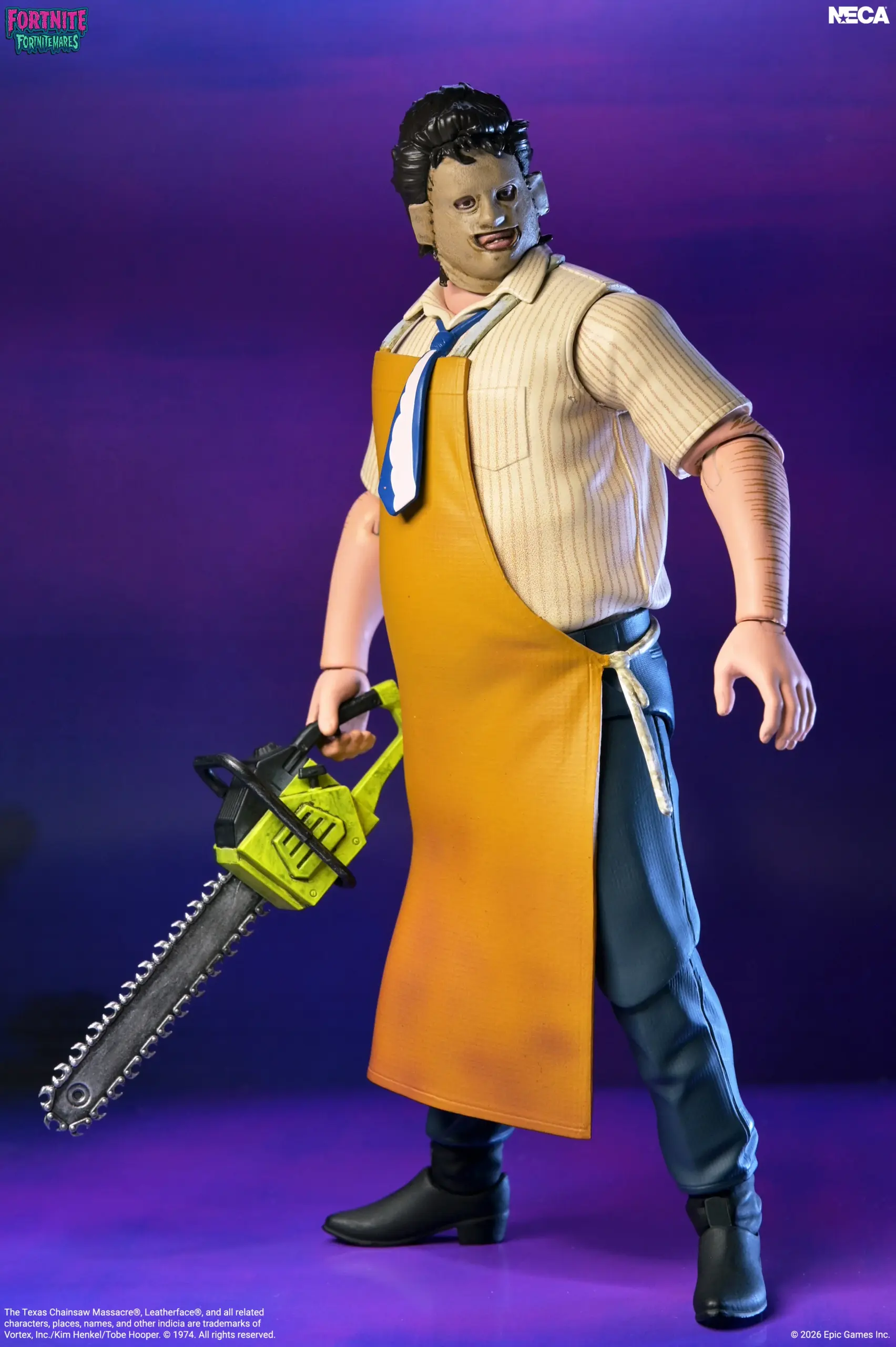 NECA Fortnite X Texas Chainsaw Massacre - Fortnitemares Leatherface 7" Actionfigur