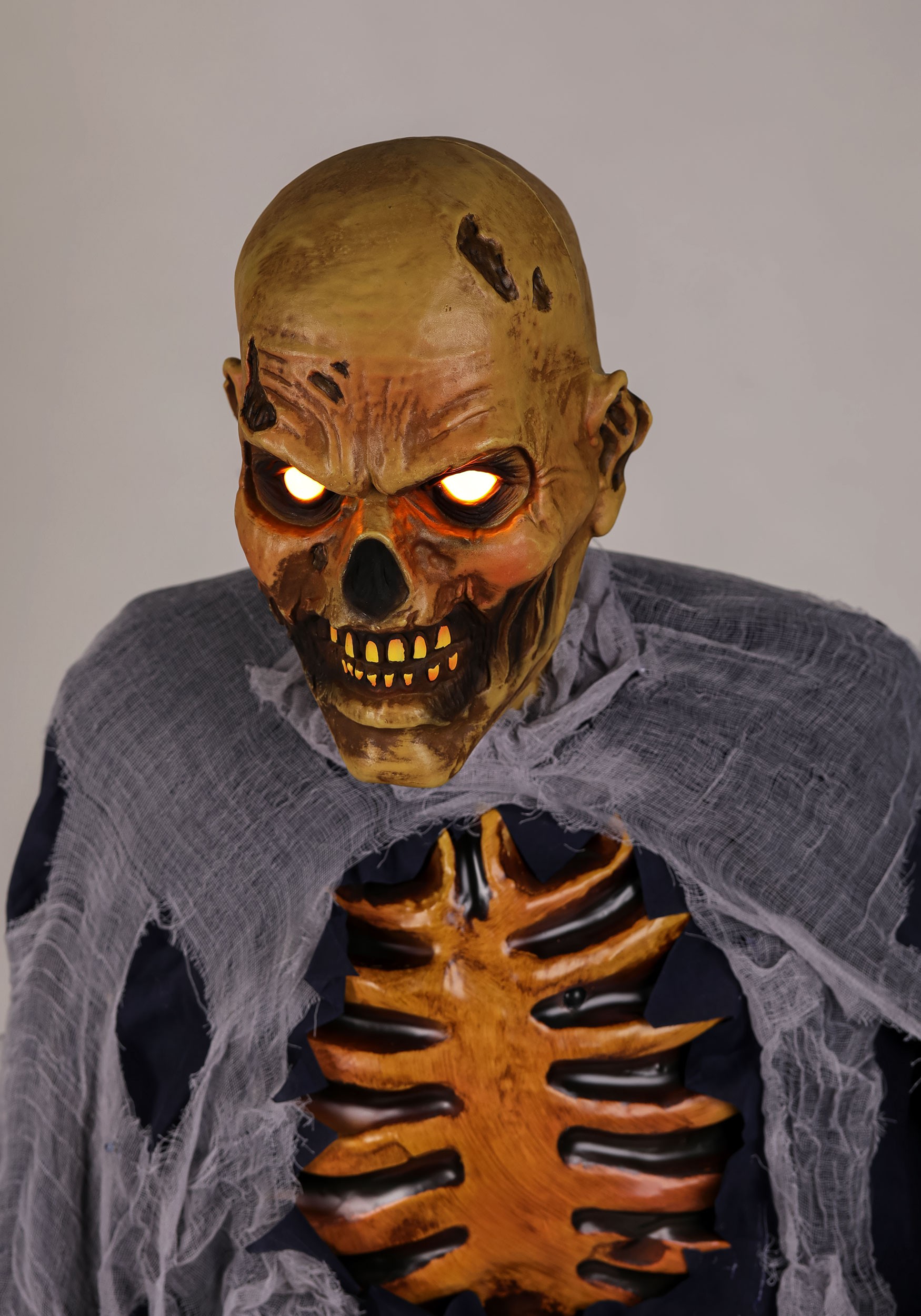 Animatronique de zombie de 5,9 pieds pour Halloween