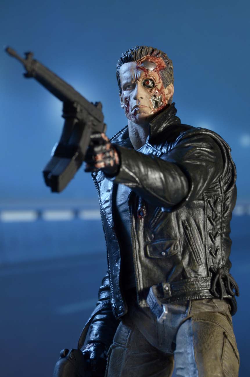 NECA The Terminator - T-800 Assaut de la morgue Figurine d'action Ultimate échelle 7"