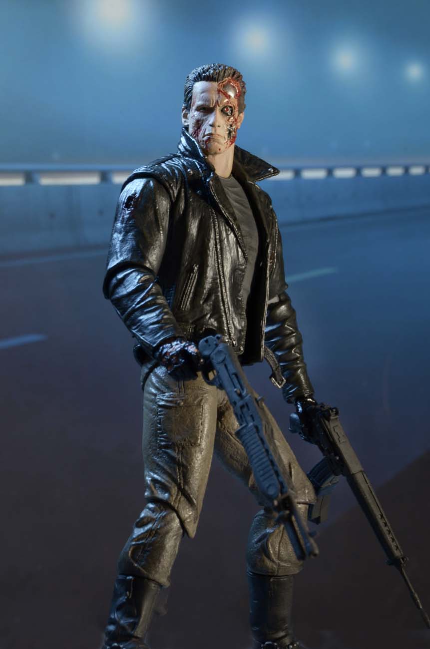 NECA The Terminator - T-800 Assaut de la morgue Figurine d'action Ultimate échelle 7"