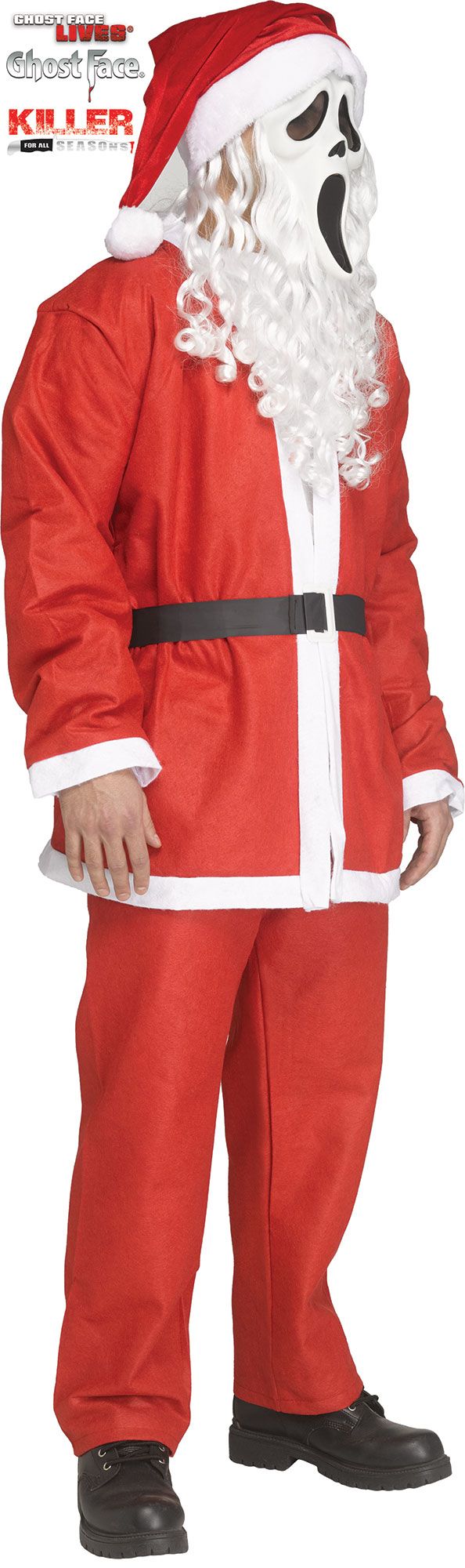 GhostFace - Adult Santa Pub Crawl Costume