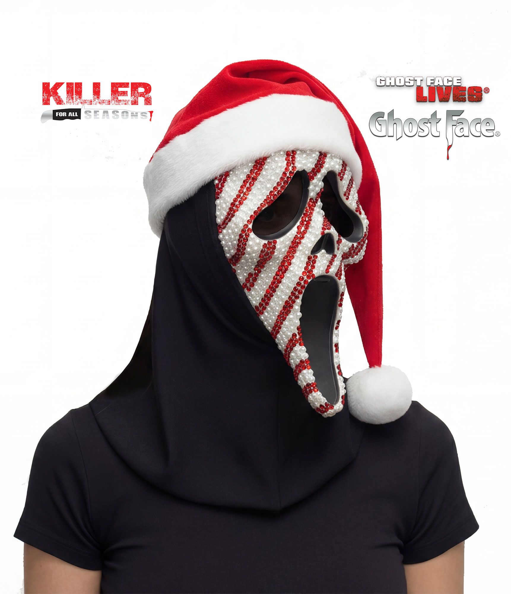 GhostFace - Bling Candy Cane Mask