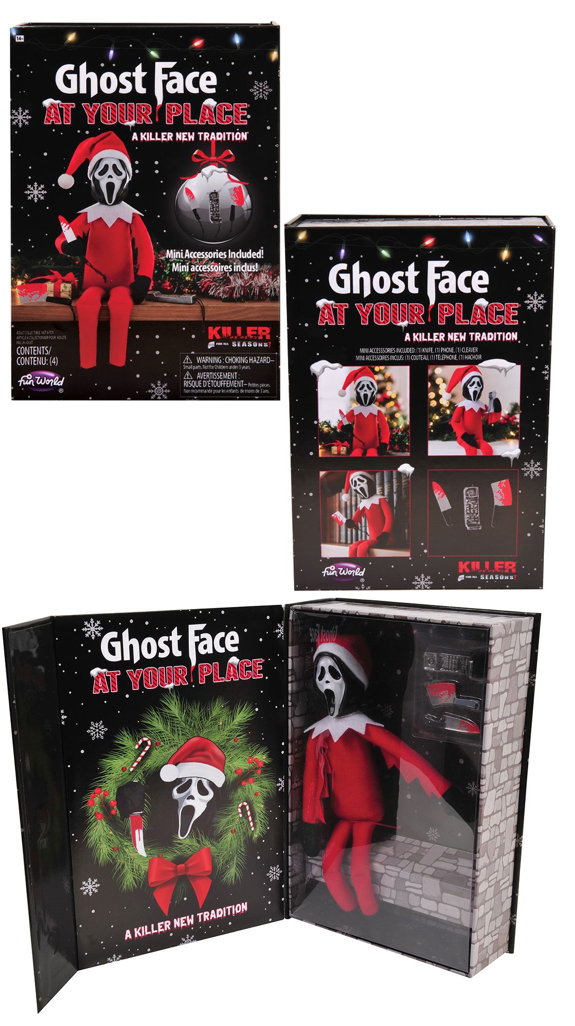 Fun World GhostFace at your Place Collectors Doll Set (Elf on the Shelf)