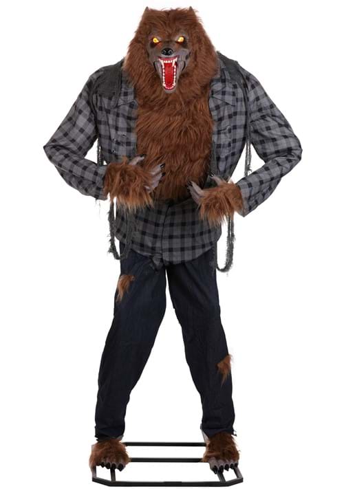 7ft Howling Werewolf Halloween Animatronic